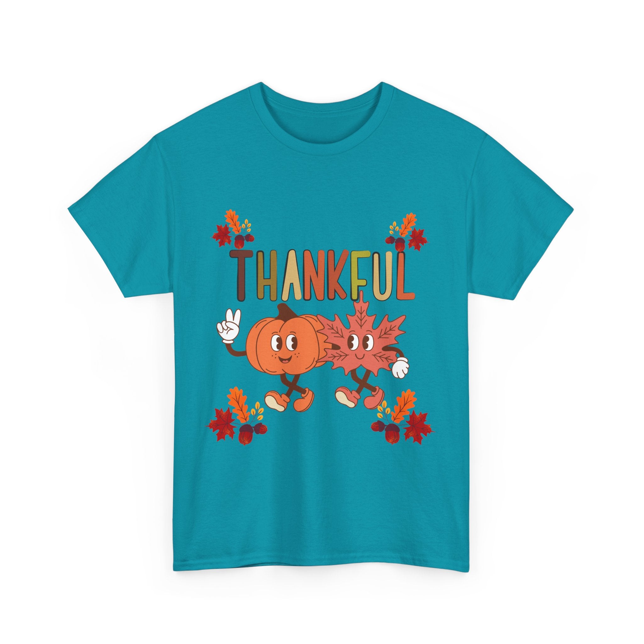 Thankful Fall Unisex Tee, Autumn Shirt, Thanksgiving Gift, Cute Graphic T-Shirt, Seasonal Wear, Holiday Apparel