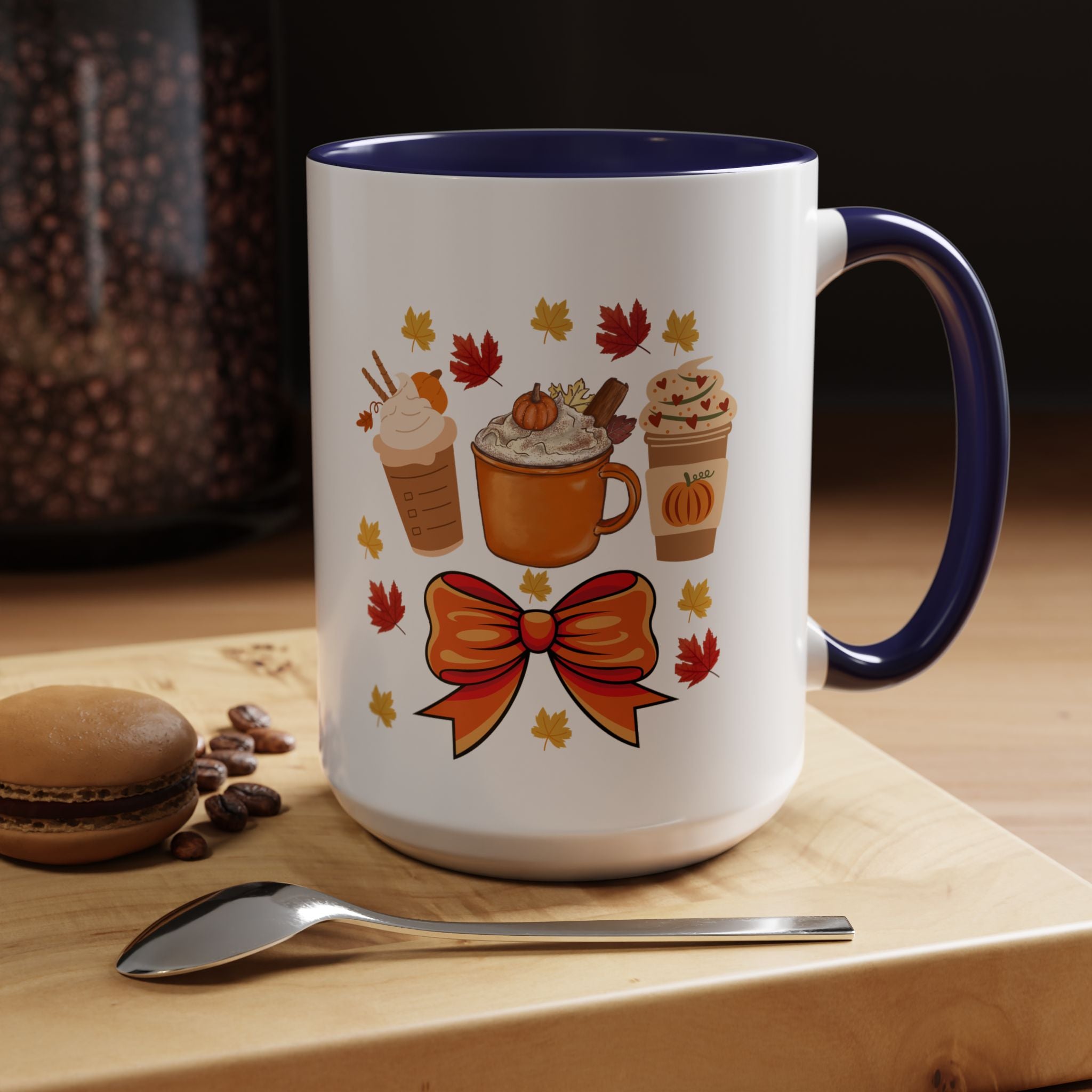 Autumn Coffee Mug, Fall Decor, Pumpkin Spice Gift, Cozy Coffee Cup, Seasonal Kitchenware