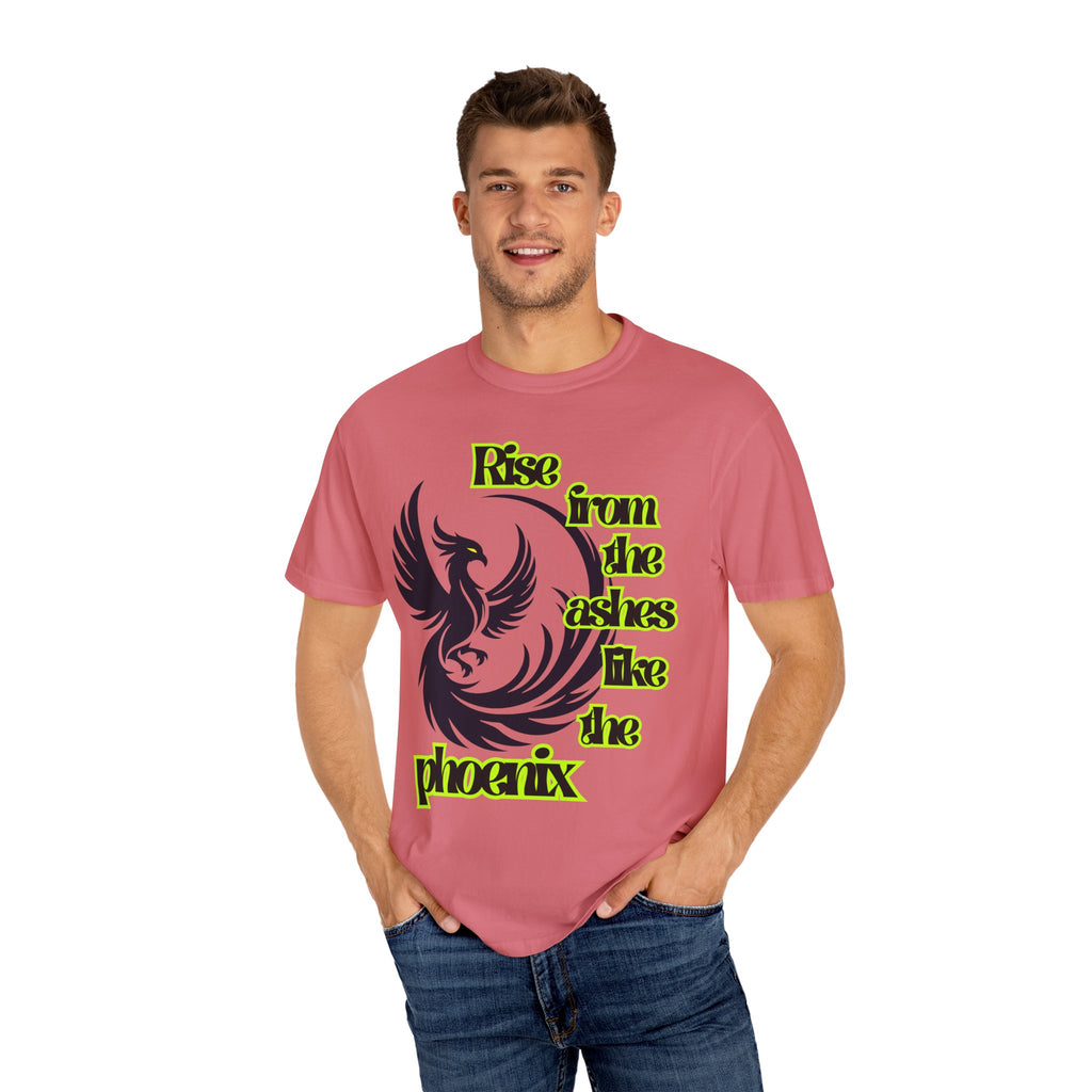 Phoenix Graphic Unisex T-shirt - Empowering 'Rise from the ashes like the phoenix' Design, Casual Wear, Gift for Resilience, [...]