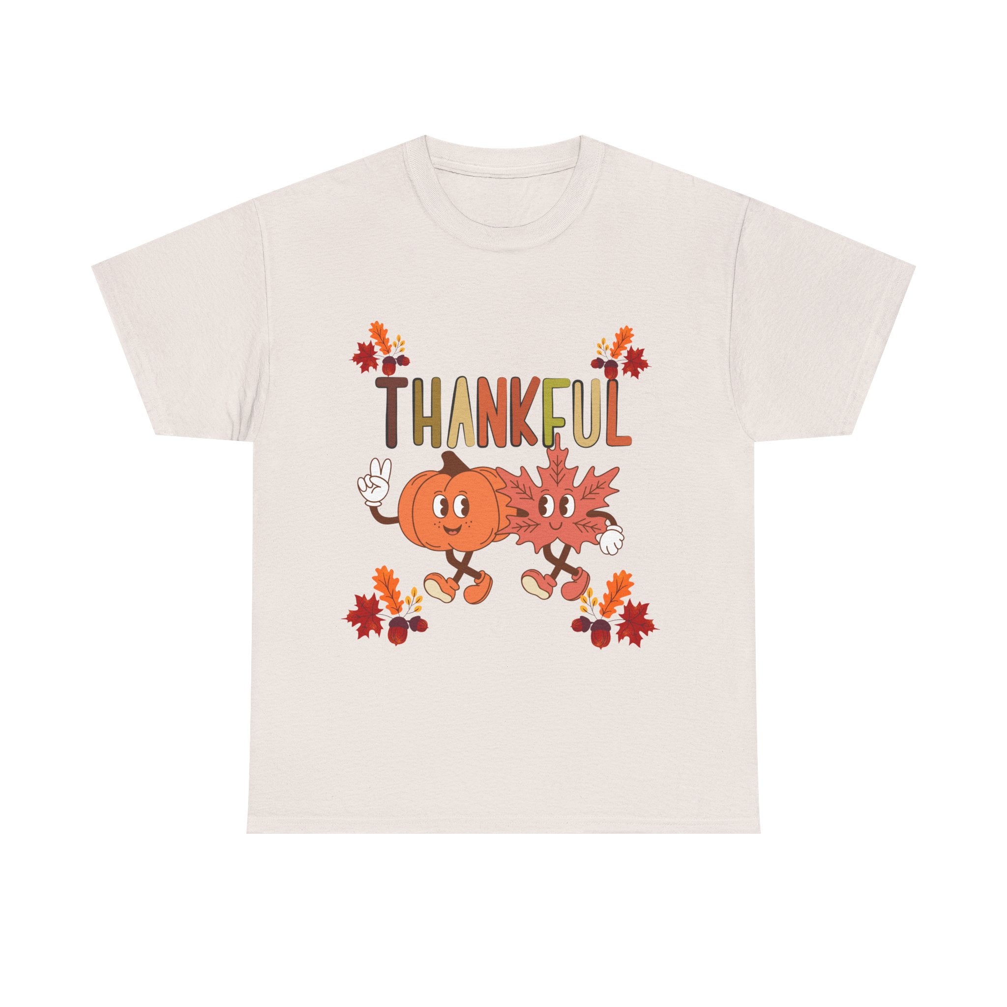 Thankful Fall Unisex Tee, Autumn Shirt, Thanksgiving Gift, Cute Graphic T-Shirt, Seasonal Wear, Holiday Apparel