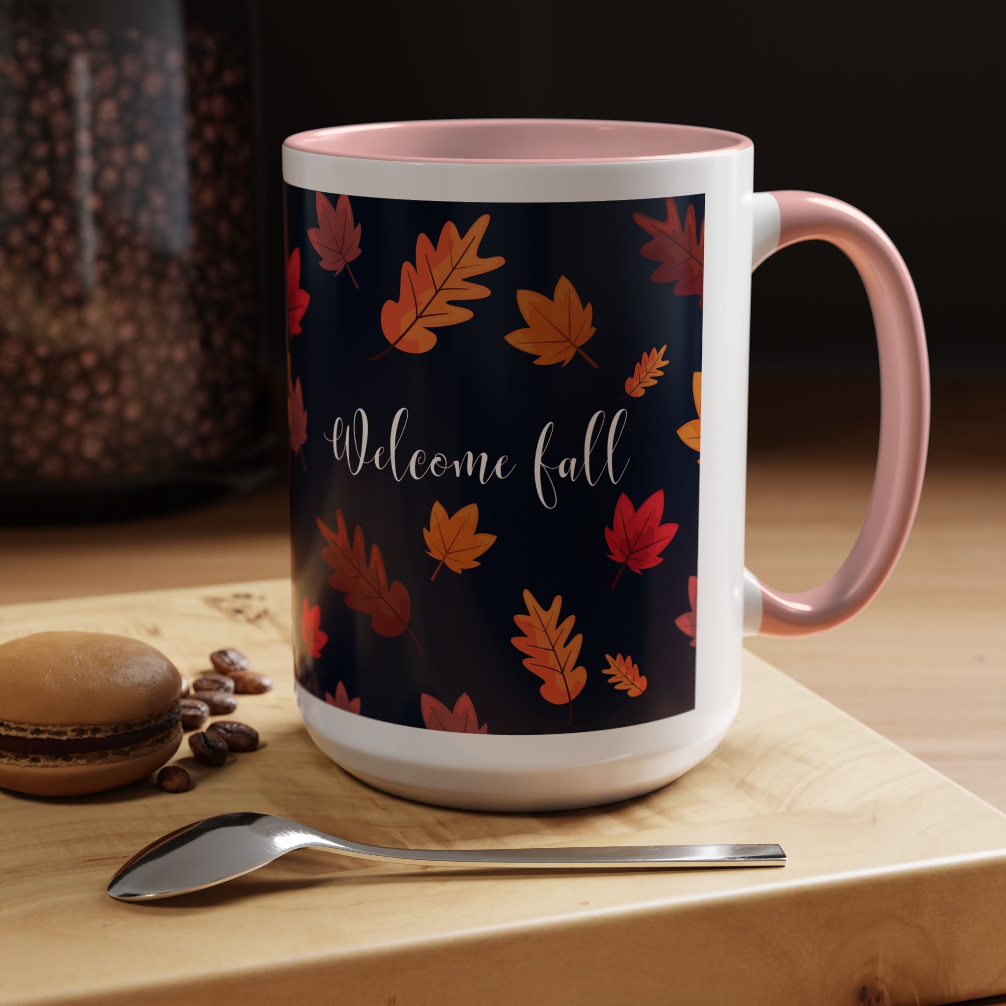 Welcome Fall Coffee Mug - Autumn Vibes, Seasonal Gift, Fall Decor, Hot Beverage Cup, Cozy Kitchenware