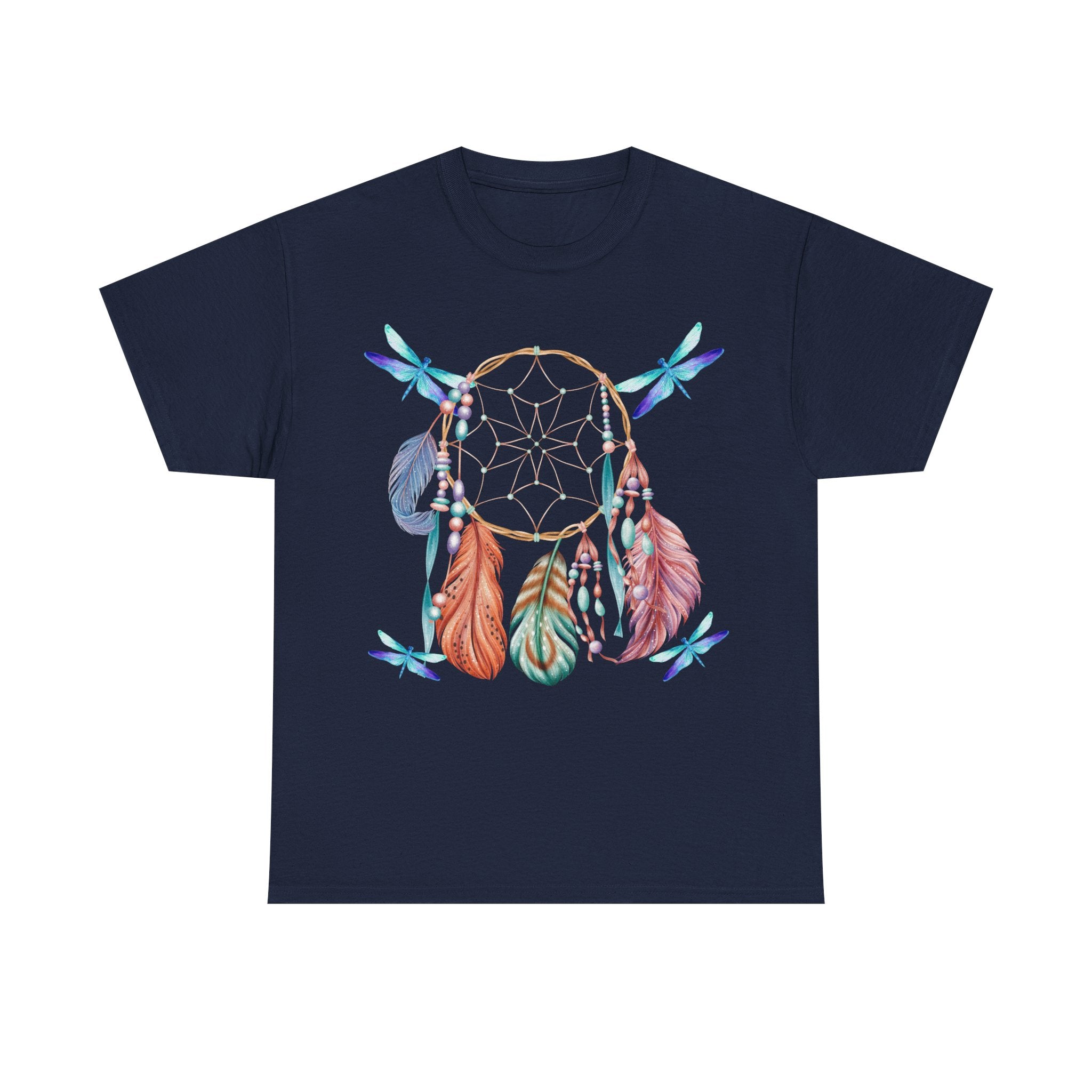 Dreamcatcher Feather T-Shirt — Boho Tribal Feather Graphic Tee
