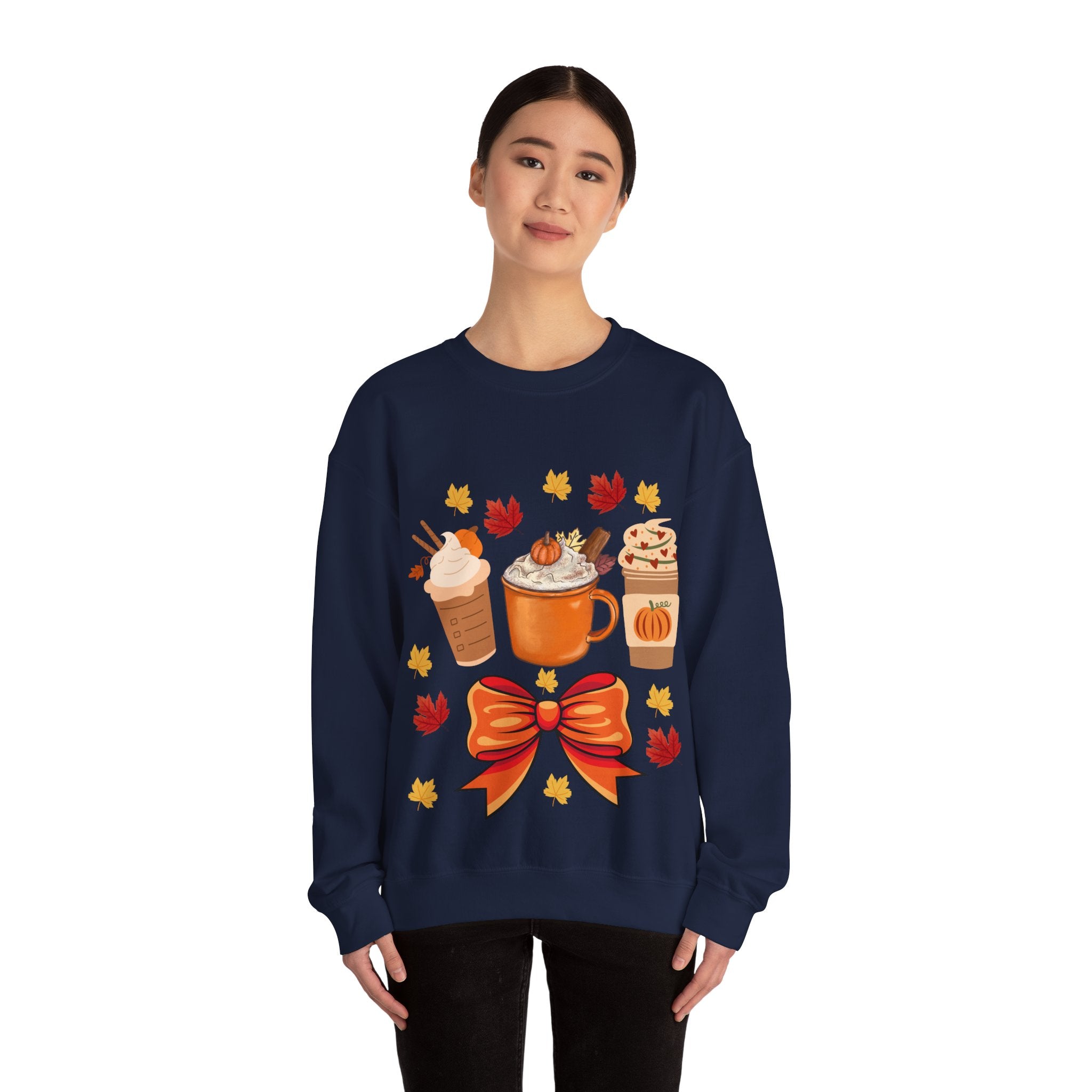 Autumn Vibes Sweatshirt, Cozy Crewneck for Fall, Pumpkin Spice Sweatshirt, Cute Gift for Thanksgiving, Warm Fashion Statement
