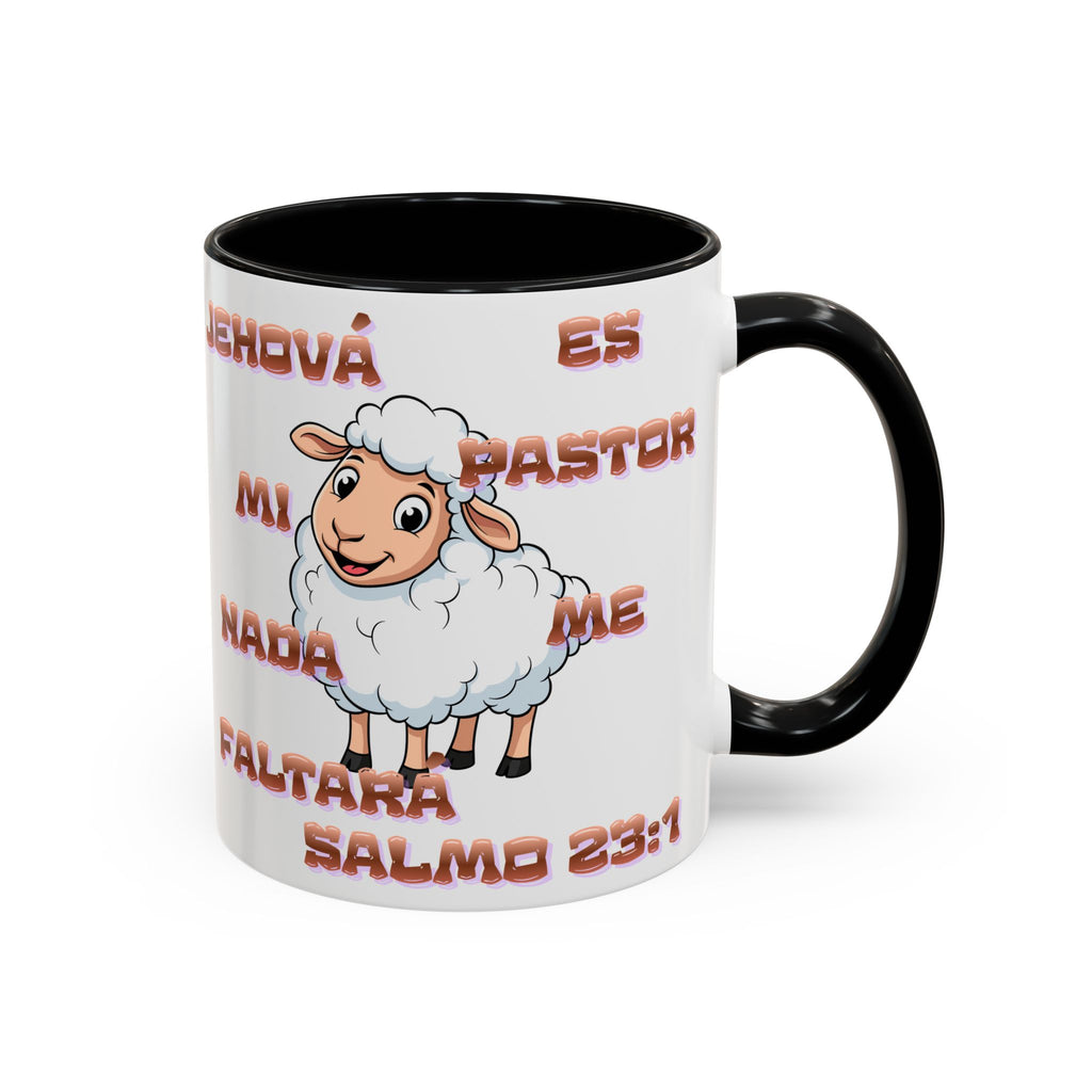 Jehová Es Mi Pastor Coffee Mug — Salmo 23:1 Spanish Christian Accent Mug
