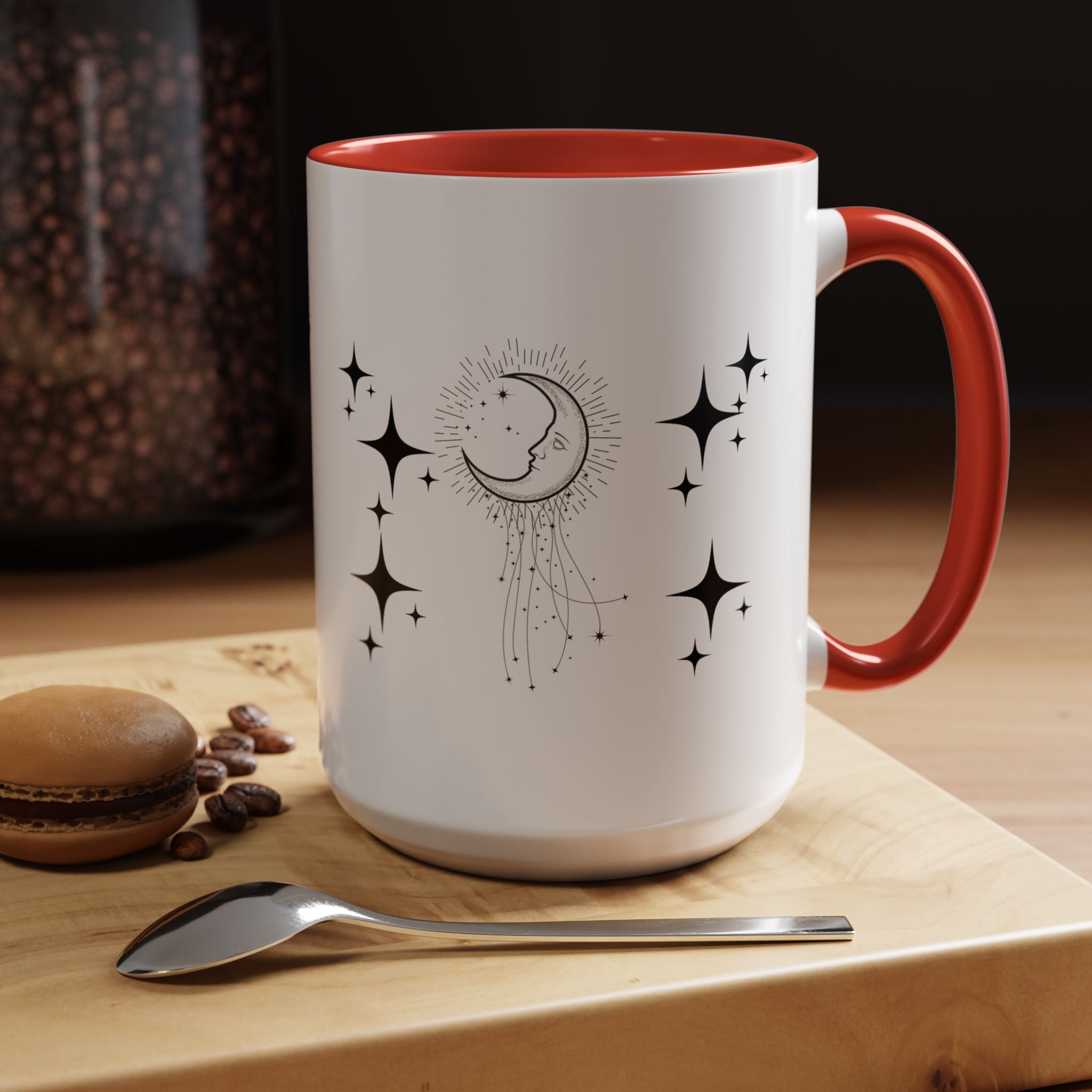 Celestial Dreamer Coffee Mug - Inspirational Gift, Moon and Star Design, Cosmic Vibe, Perfect for Home, Office, Astrophysics Lovers, [...]