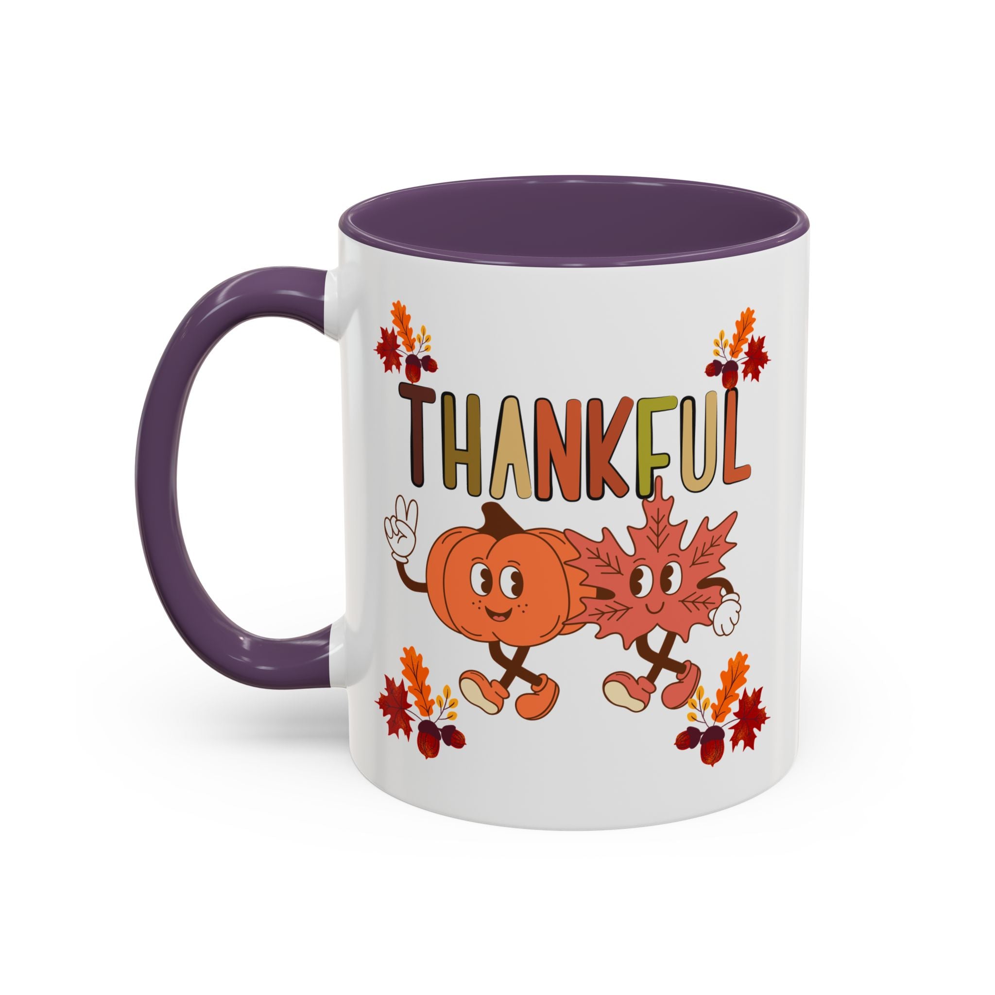 Gratitude Coffee Mug, Thankful Autumn Ceramic Cup, Thanksgiving Gift, Seasonal Drinkware, Fall Decor