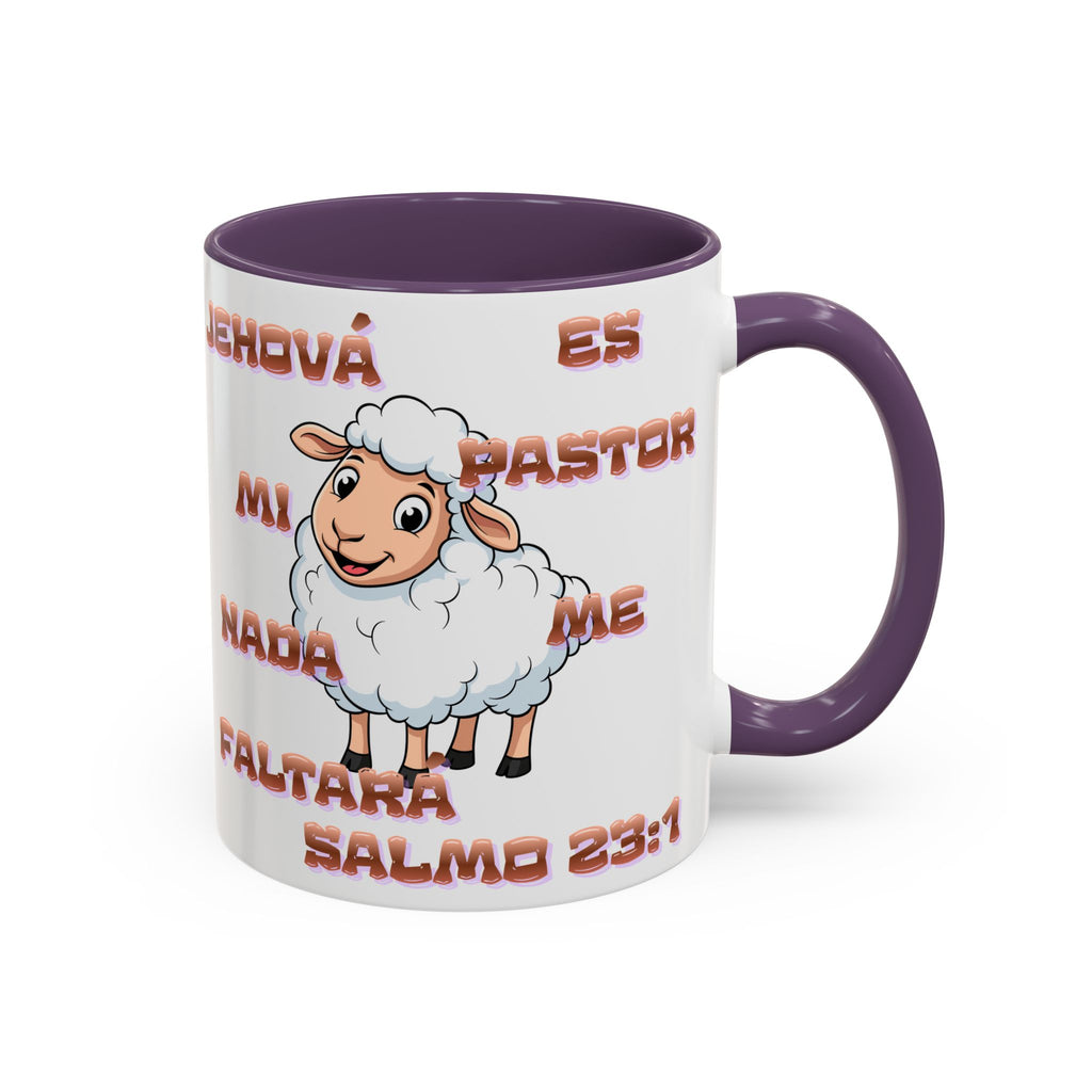 Jehová Es Mi Pastor Coffee Mug — Salmo 23:1 Spanish Christian Accent Mug
