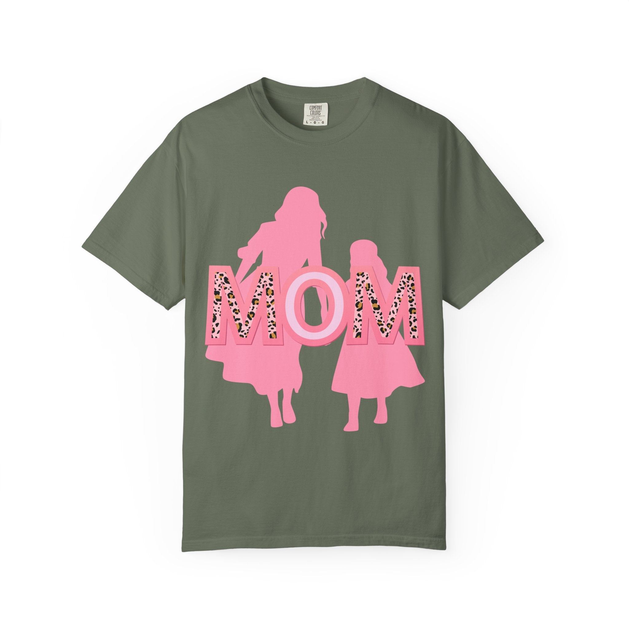 Mom & Me Garment-Dyed T-shirt, Cute Matching Tees, Mother's Day Gift, Family Outing Shirt, Mommy Daughter Outfit, Trendy Casual Wear