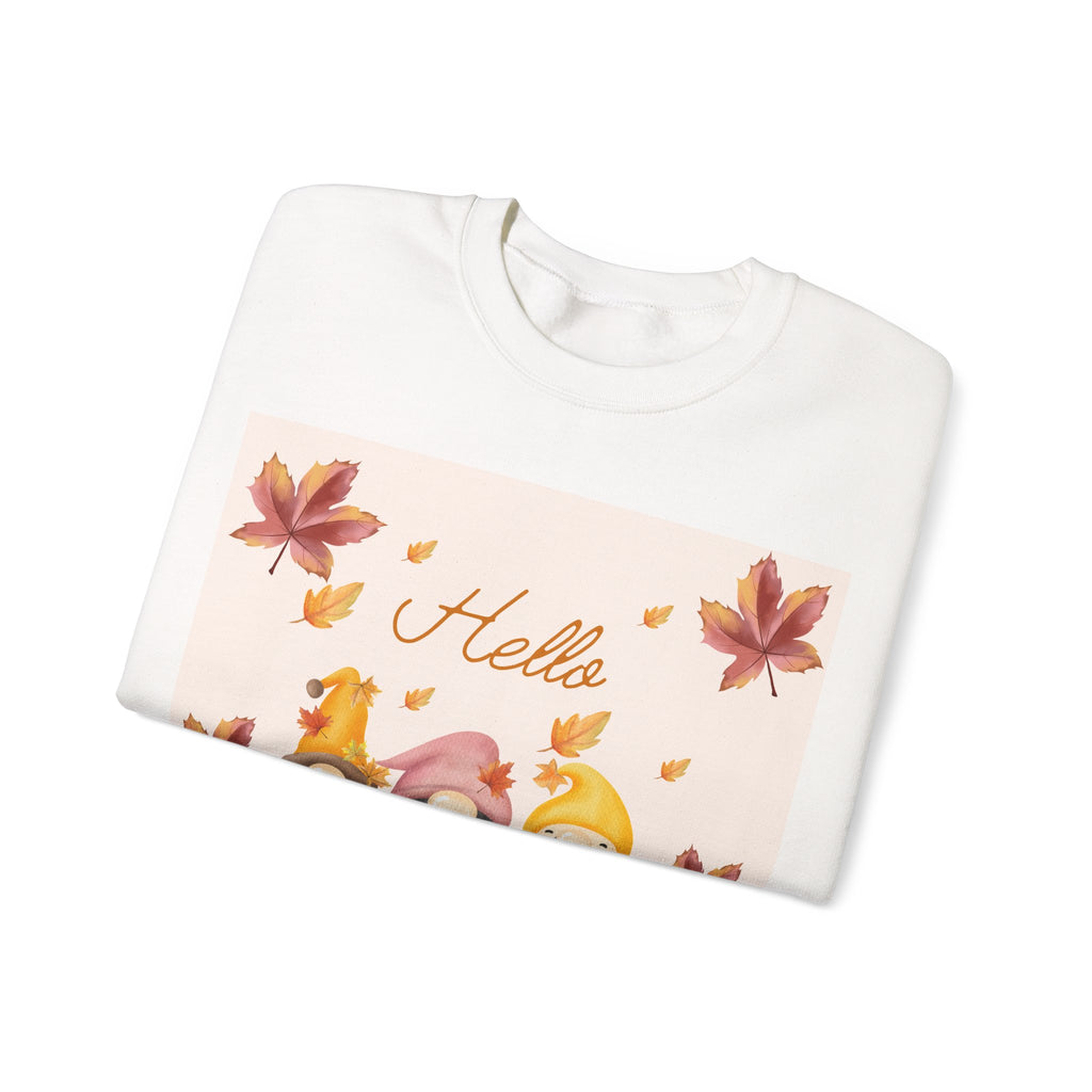 Hello Sunshine Fall Crewneck Sweatshirt, Cozy Autumn Apparel, Unisex Sweatshirt, Perfect for Thanksgiving, Gift for Nature Lovers
