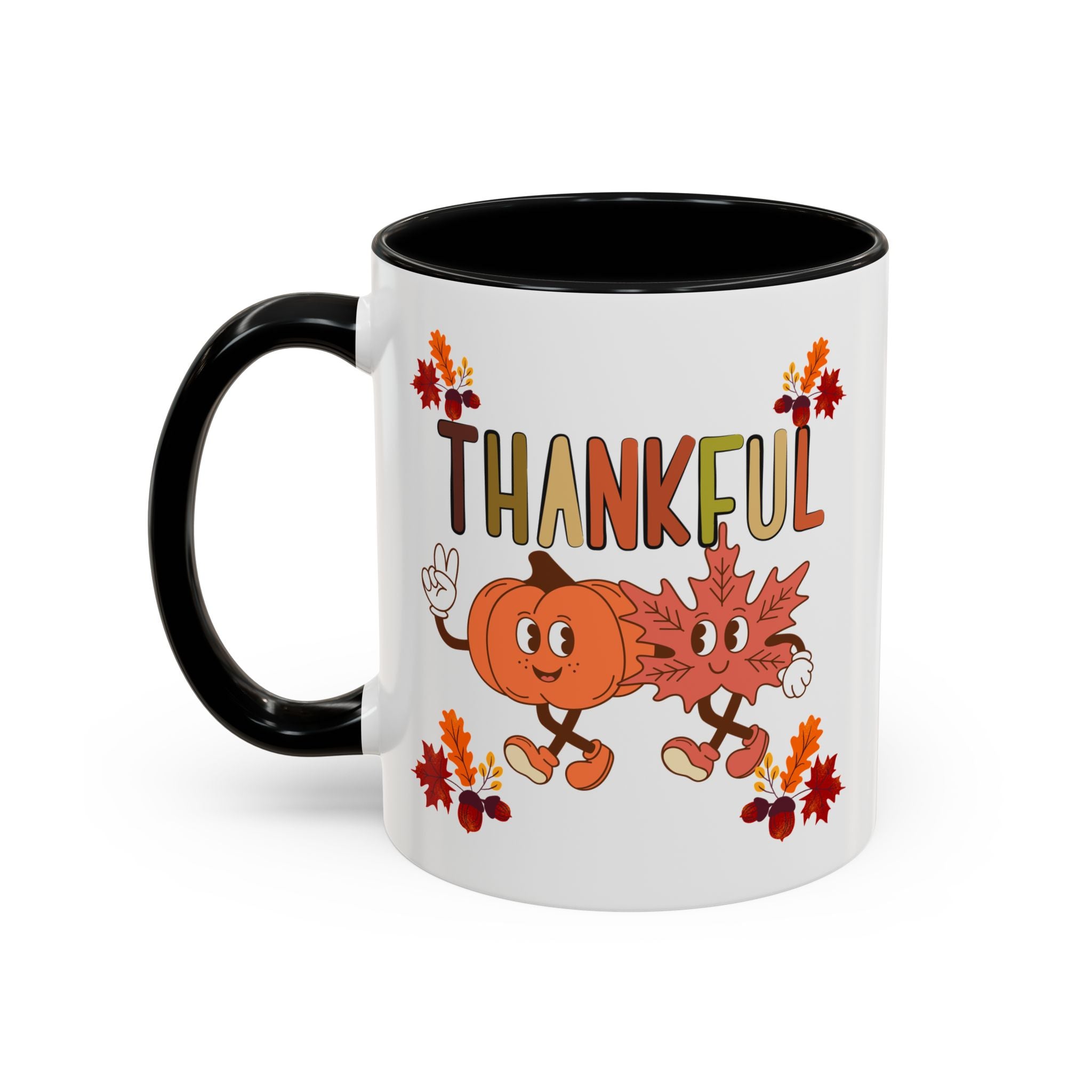 Gratitude Coffee Mug, Thankful Autumn Ceramic Cup, Thanksgiving Gift, Seasonal Drinkware, Fall Decor