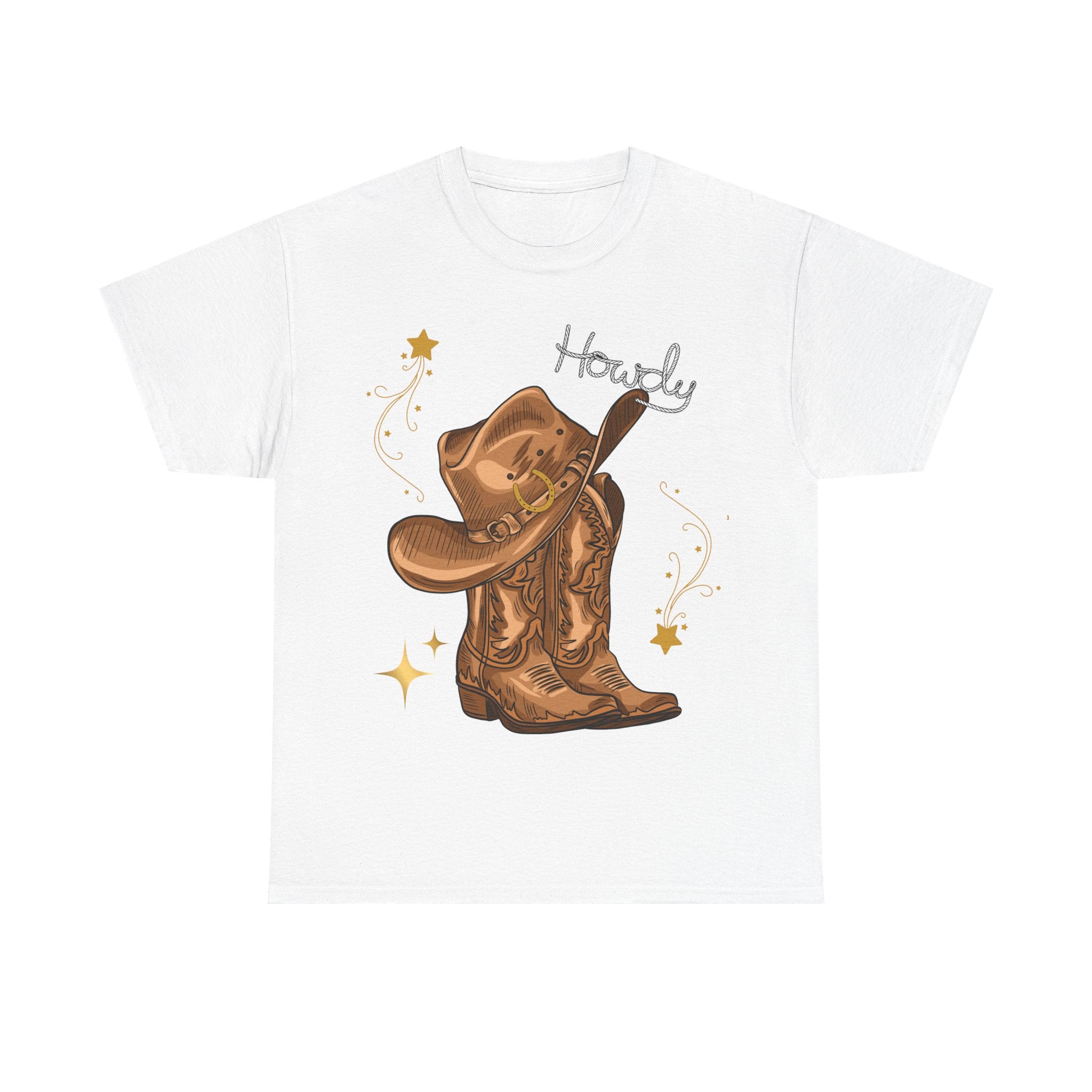 Howdy Cowboy Tee, Western Style Shirt, Unisex Cotton T-Shirt, Country Music Apparel, Rodeo Gift, Casual Everyday Wear