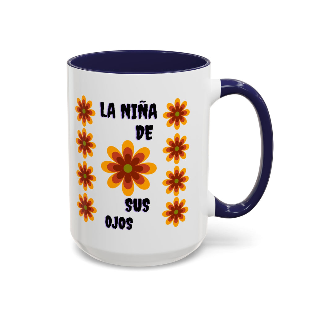 Bright Floral Accent Coffee Mug for Gifts, Home Decor, Coffee Lovers, Spanish Quote, Perfect for Special Occasions