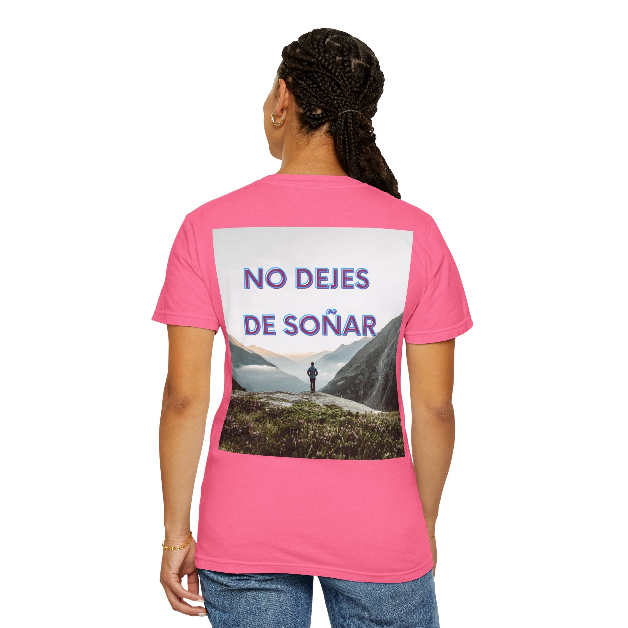 Inspirational Unisex T-Shirt | No Dejes de Soñar | Gift for Dreamers, Casual Wear, Motivational Quote, Life Goals, Dreamer Apparel