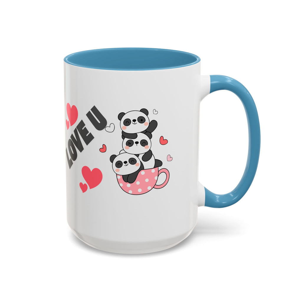 Adorable Panda Love Coffee Mug - Perfect Gift for Couples, Birthdays, Valentine's Day, Cute Kitchen Decor