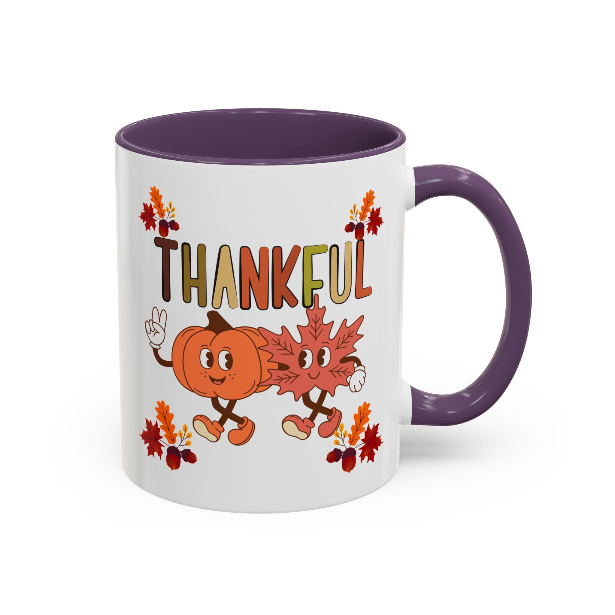 Gratitude Coffee Mug, Thankful Autumn Ceramic Cup, Thanksgiving Gift, Seasonal Drinkware, Fall Decor