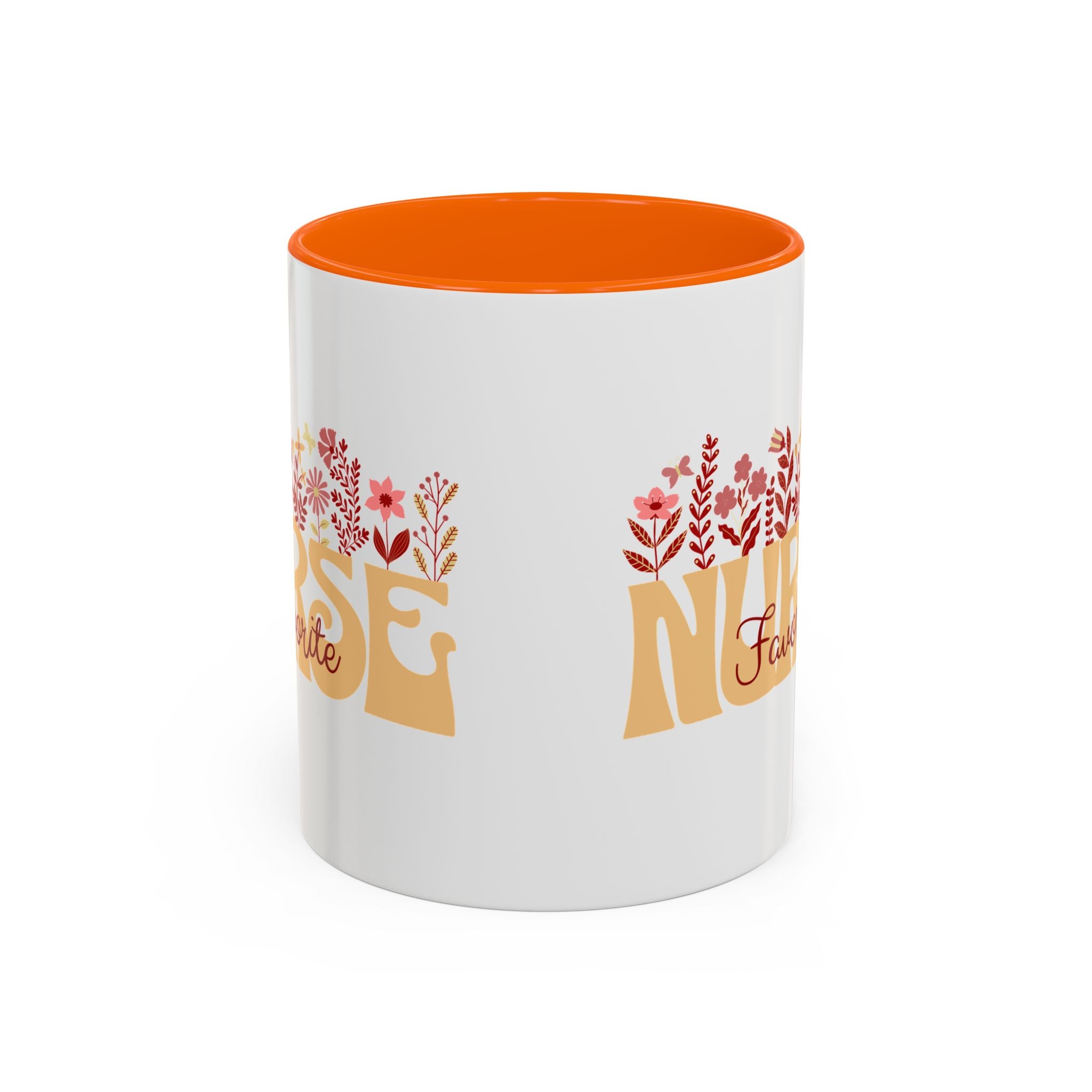 Nurse Favorite Coffee Mug | Floral Mug for Nurses | Gift for Nurse Appreciation Week, Nurses Day, Medical Professionals