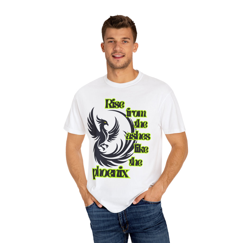 Phoenix Graphic Unisex T-shirt - Empowering 'Rise from the ashes like the phoenix' Design, Casual Wear, Gift for Resilience, [...]