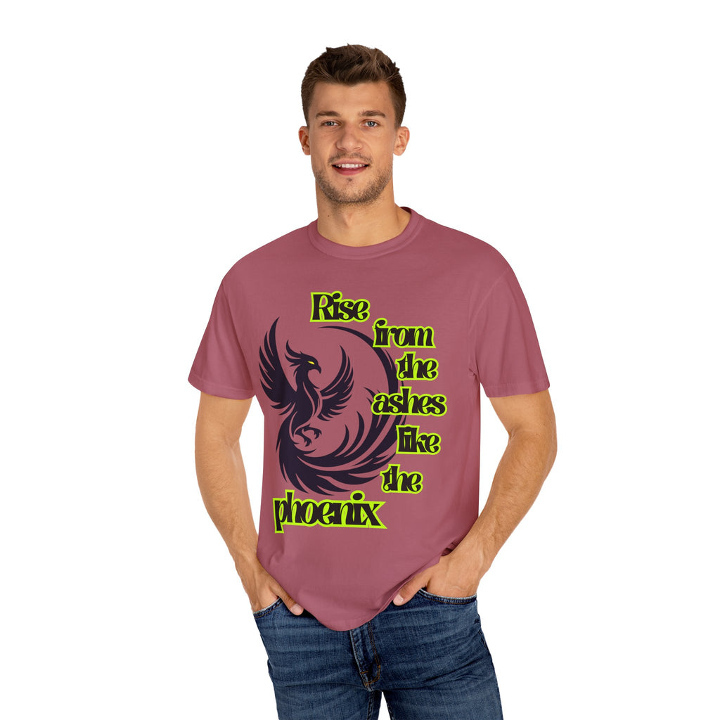 Phoenix Graphic Unisex T-shirt - Empowering 'Rise from the ashes like the phoenix' Design, Casual Wear, Gift for Resilience, [...]