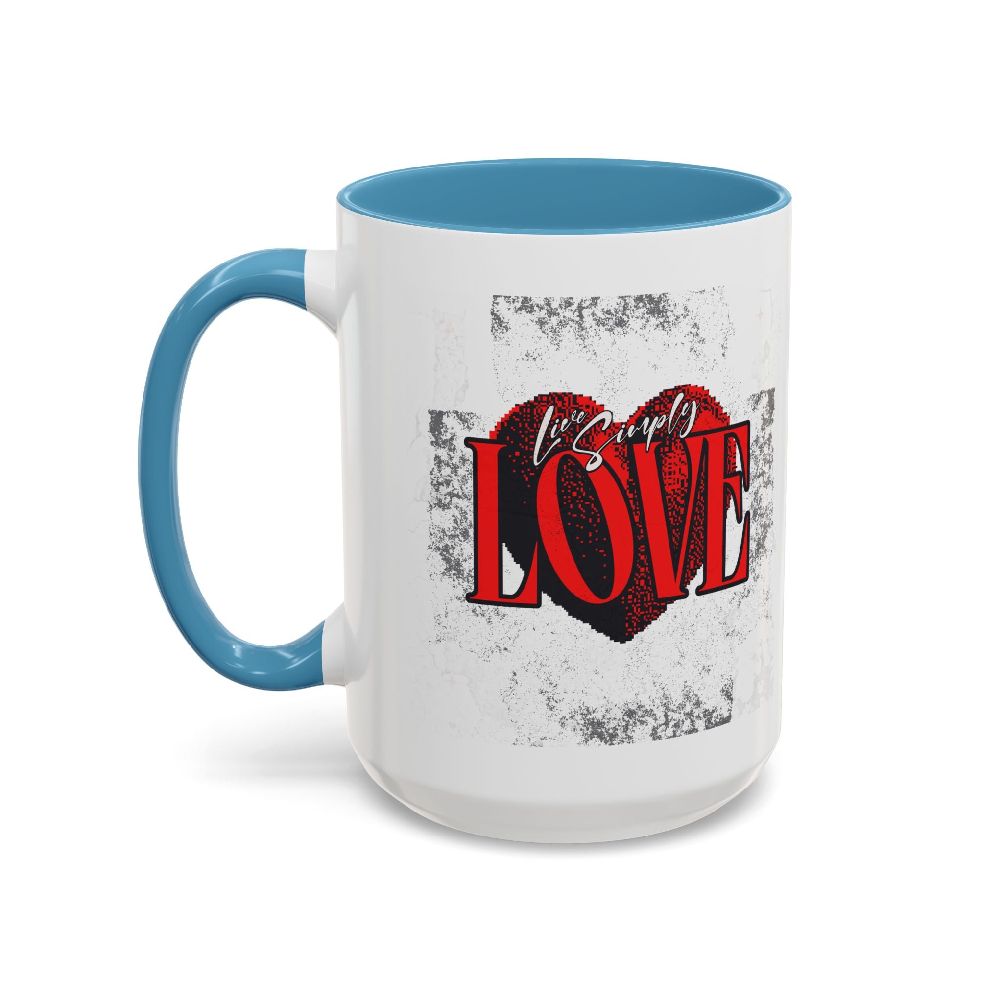 Love Accent Coffee Mug - Perfect Gift for Valentine's Day, Romantic Gift, Heart Mug, Coffee Lovers, Personalized Mug