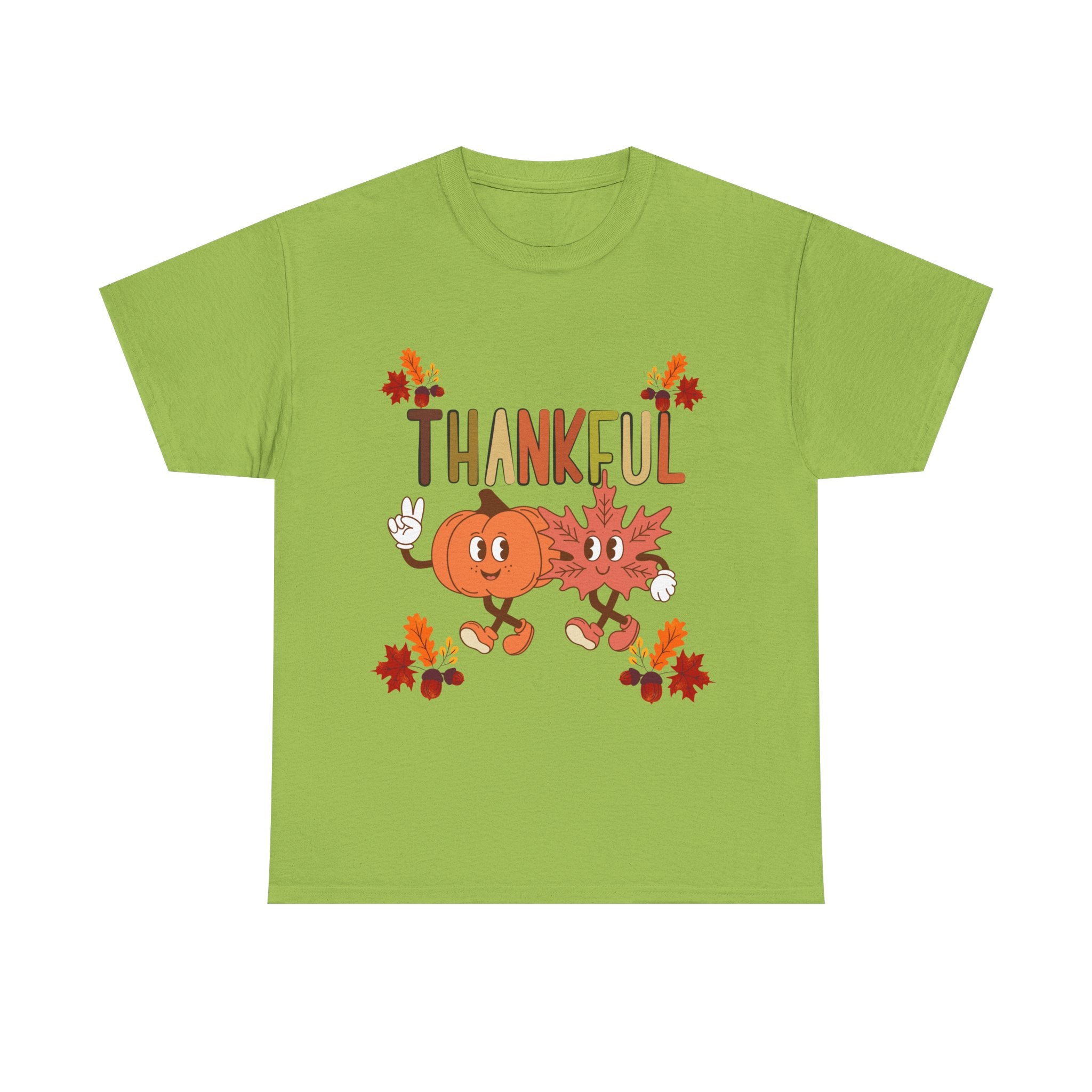 Thankful Fall Unisex Tee, Autumn Shirt, Thanksgiving Gift, Cute Graphic T-Shirt, Seasonal Wear, Holiday Apparel