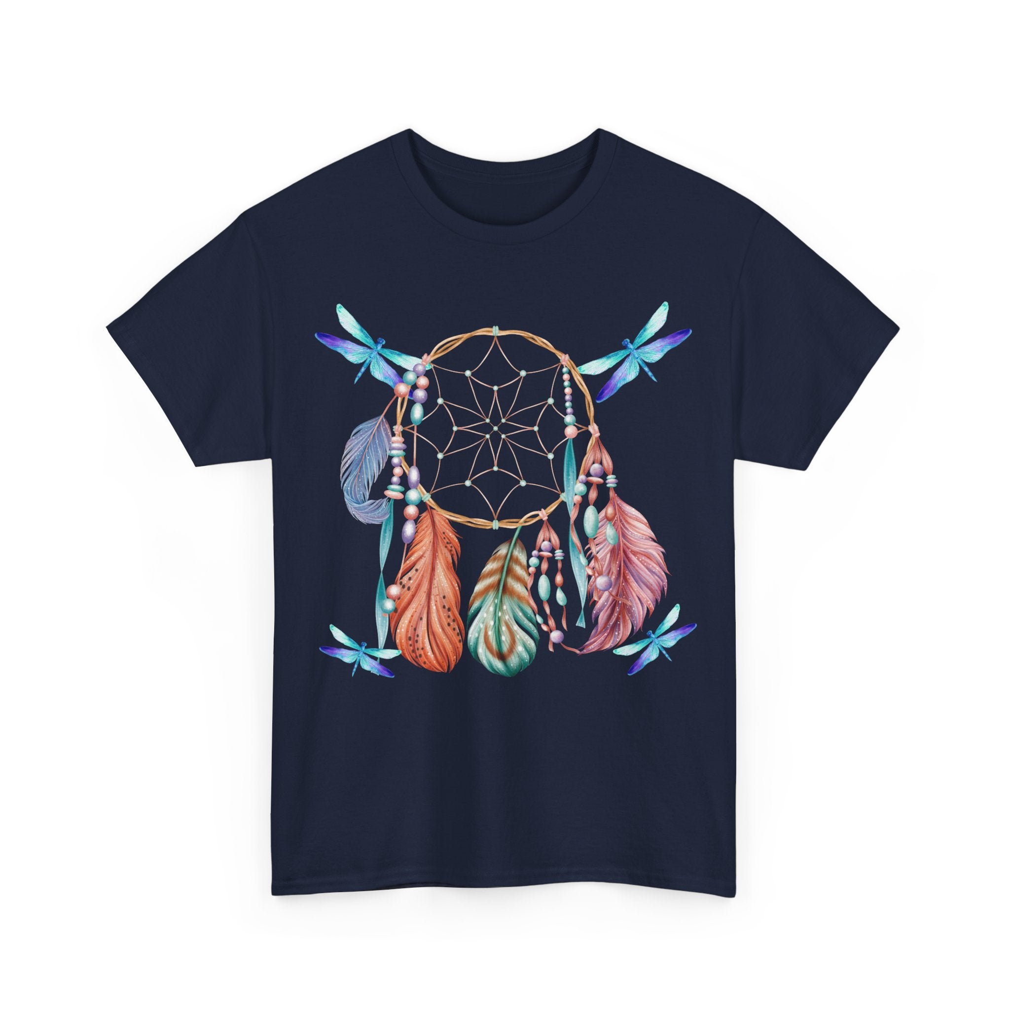 Dreamcatcher Feather T-Shirt — Boho Tribal Feather Graphic Tee