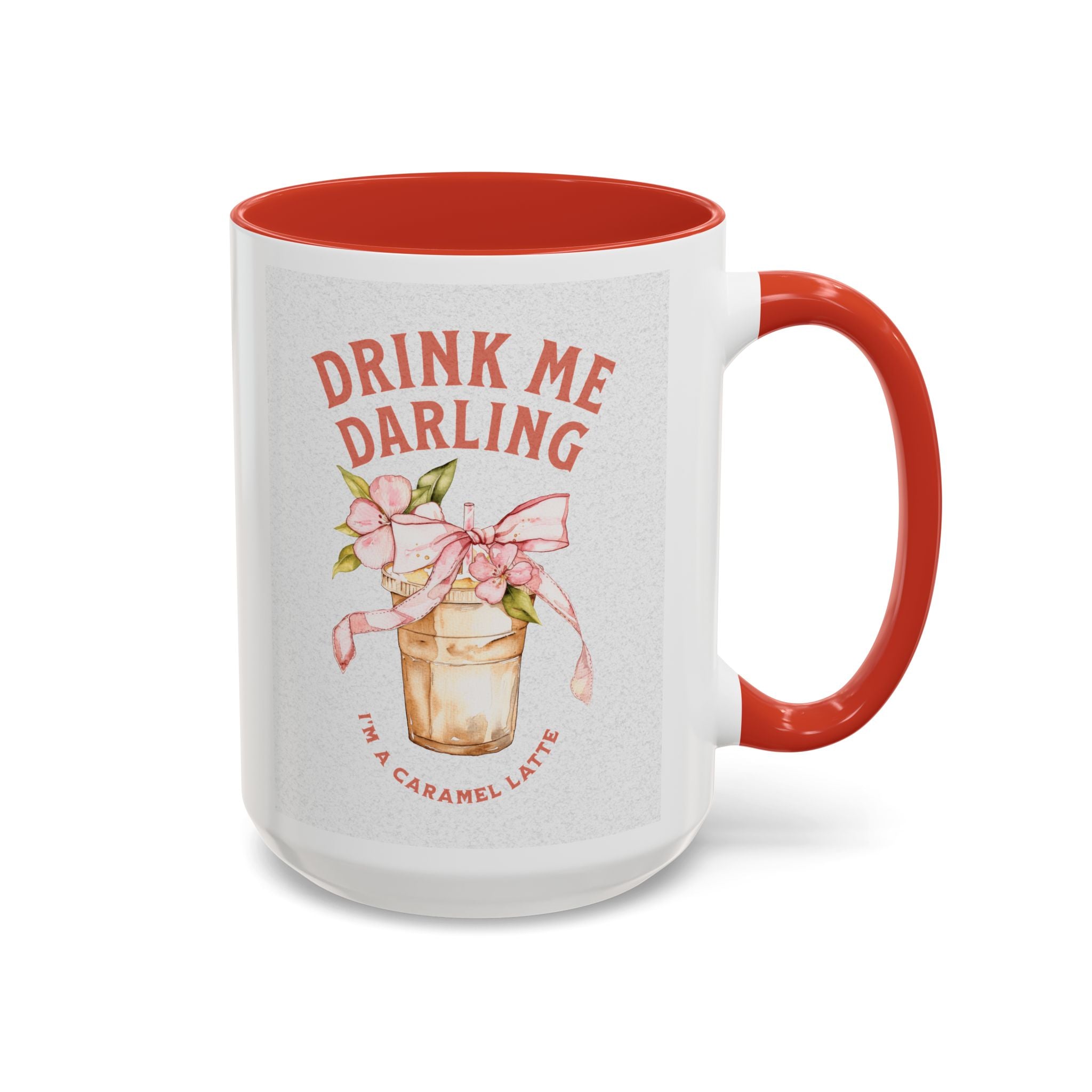 Darling Caramel Latte Coffee Mug - Fun Accent Design for Coffee Lovers