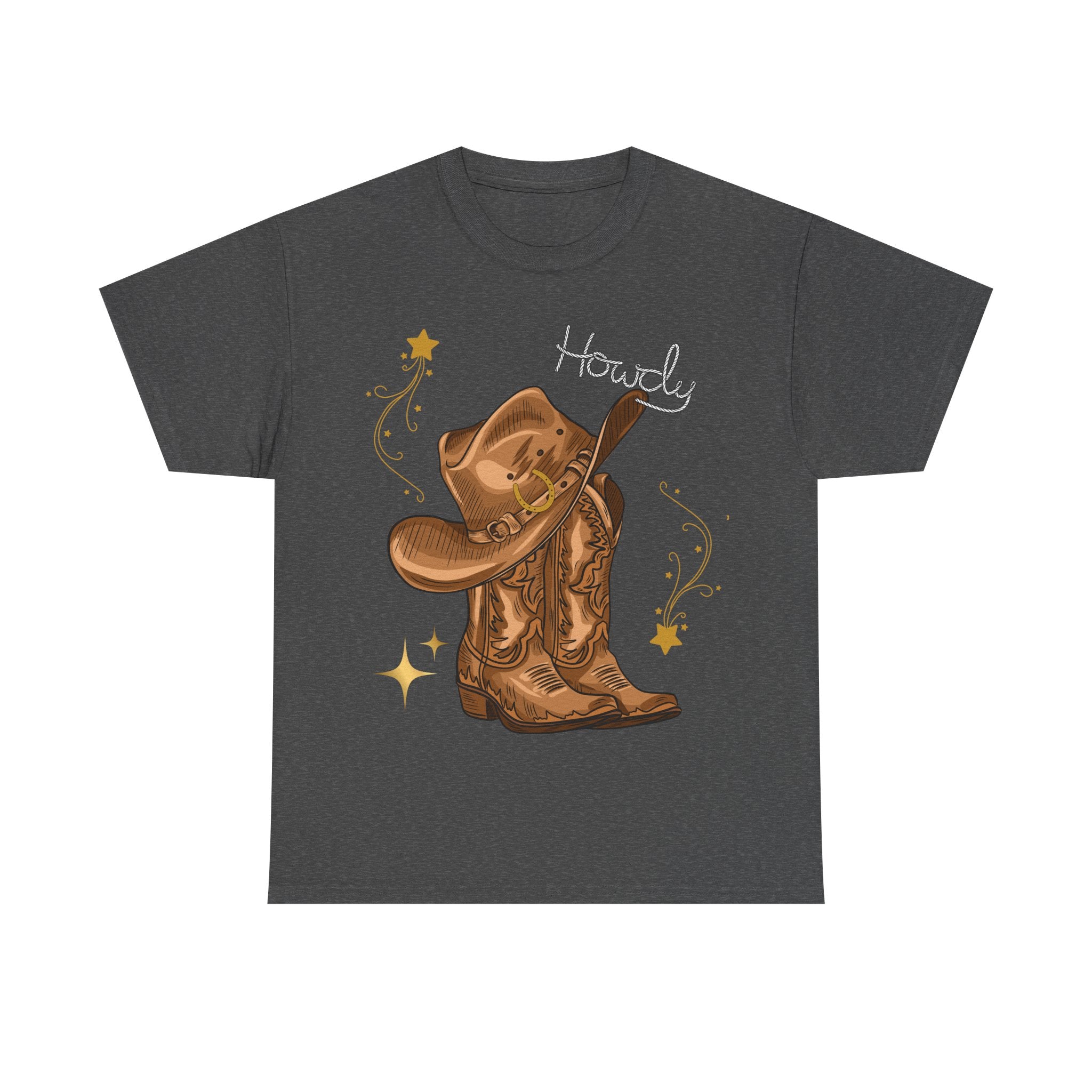 Howdy Cowboy Tee, Western Style Shirt, Unisex Cotton T-Shirt, Country Music Apparel, Rodeo Gift, Casual Everyday Wear