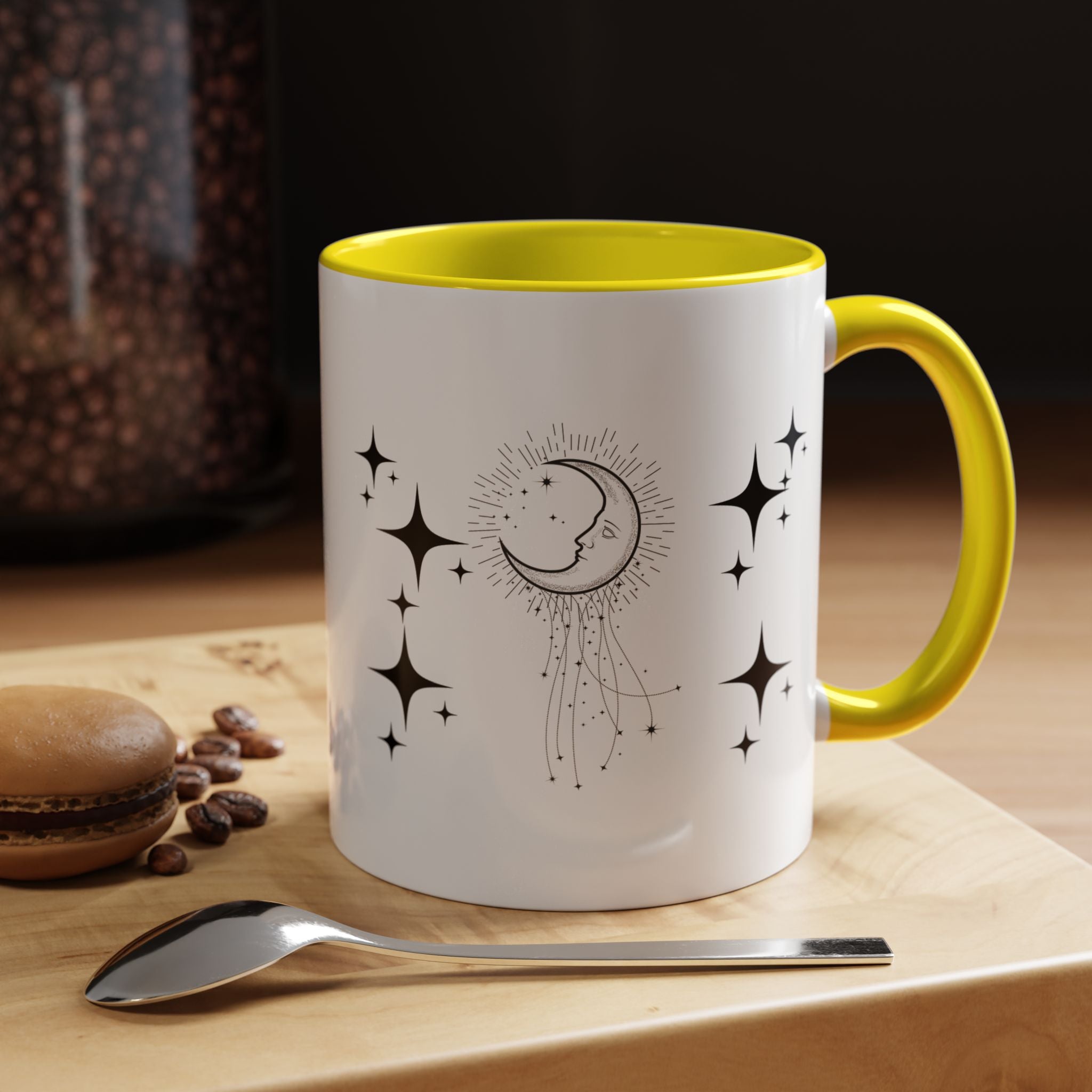 Celestial Dreamer Coffee Mug - Inspirational Gift, Moon and Star Design, Cosmic Vibe, Perfect for Home, Office, Astrophysics Lovers, [...]