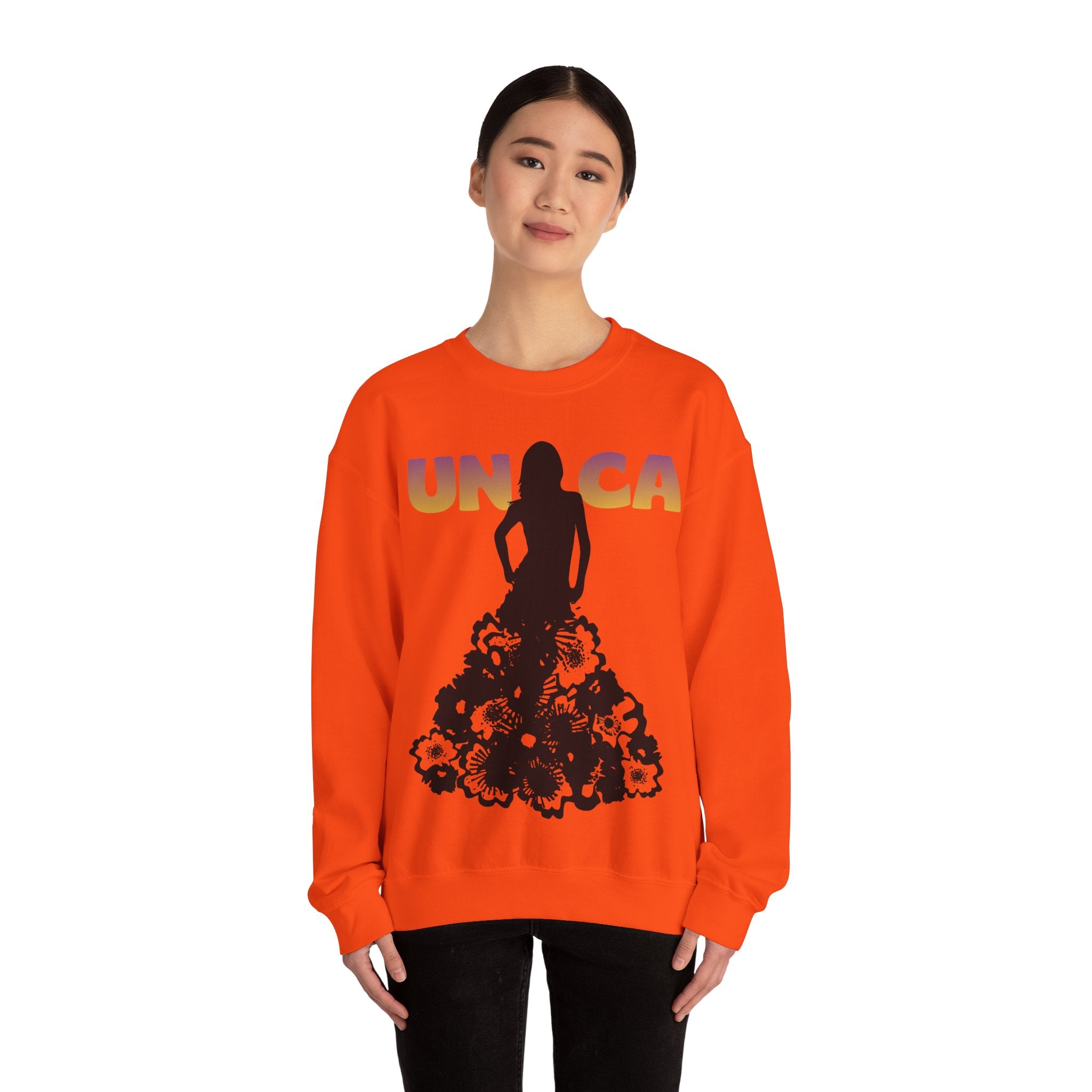 Unica Floral Silhouette Sweatshirt