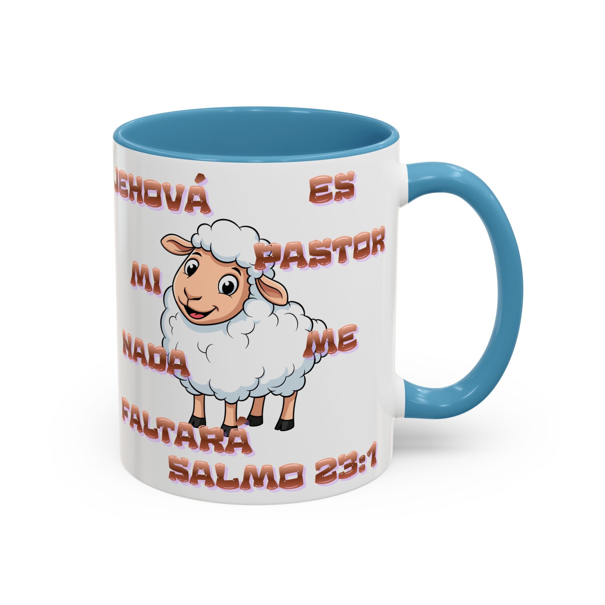 Jehová Es Mi Pastor Coffee Mug — Salmo 23:1 Spanish Christian Accent Mug