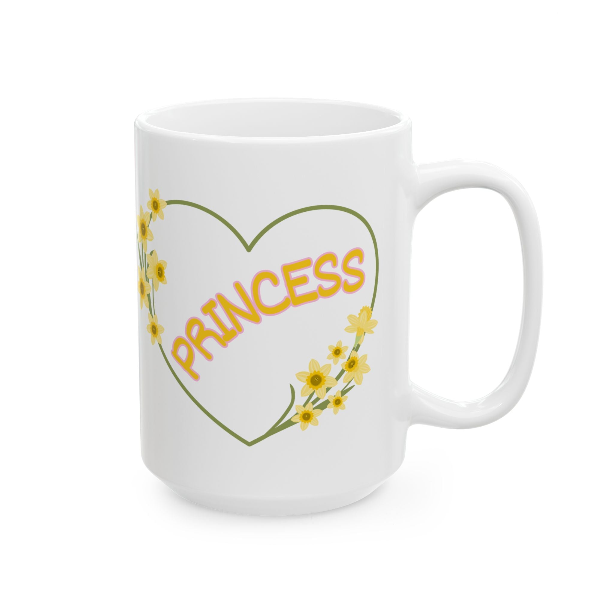 Success Floral Ceramic Mug – "Process Over Perfection" Inspirational Coffee Cup (11oz, 15oz)