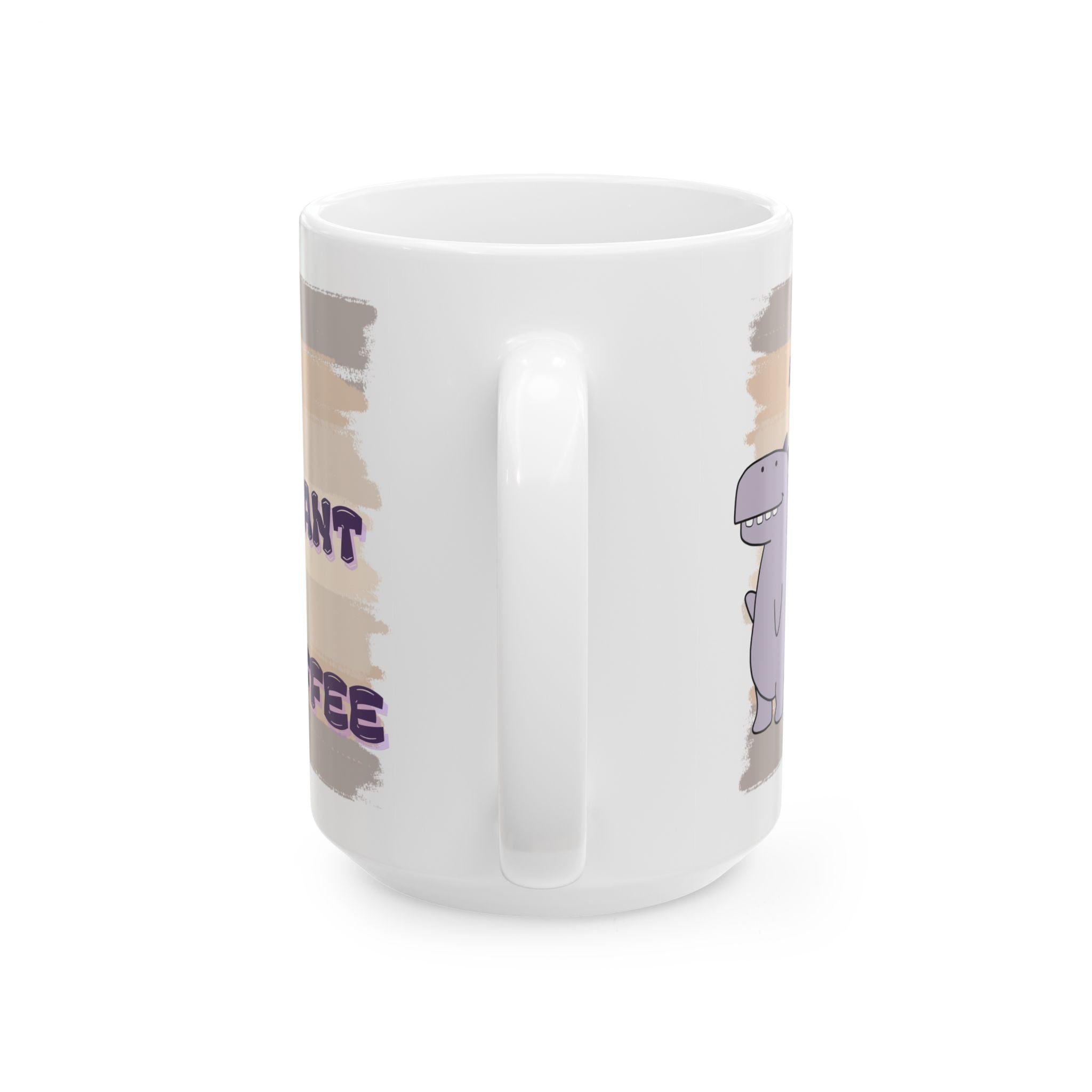 Cute Dinosaur Coffee Mug | Fun Ceramic Cup for Coffee Lovers | Gift for Birthdays, Holidays, Office Use, Cute Mug