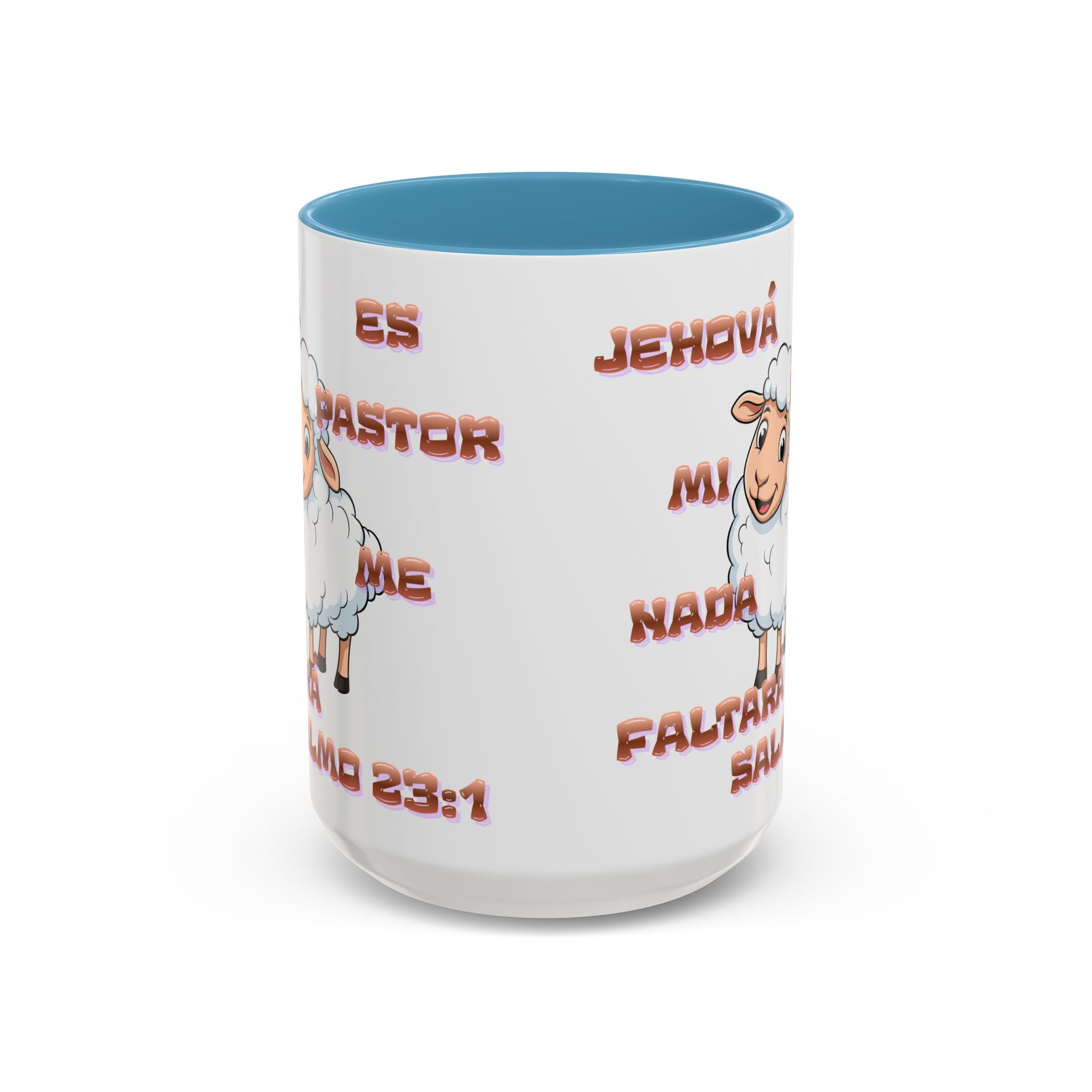 Jehová Es Mi Pastor Coffee Mug — Salmo 23:1 Spanish Christian Accent Mug