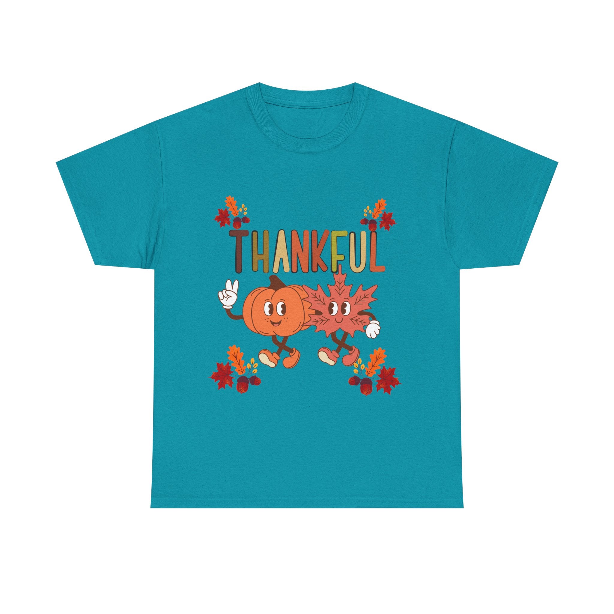 Thankful Fall Unisex Tee, Autumn Shirt, Thanksgiving Gift, Cute Graphic T-Shirt, Seasonal Wear, Holiday Apparel