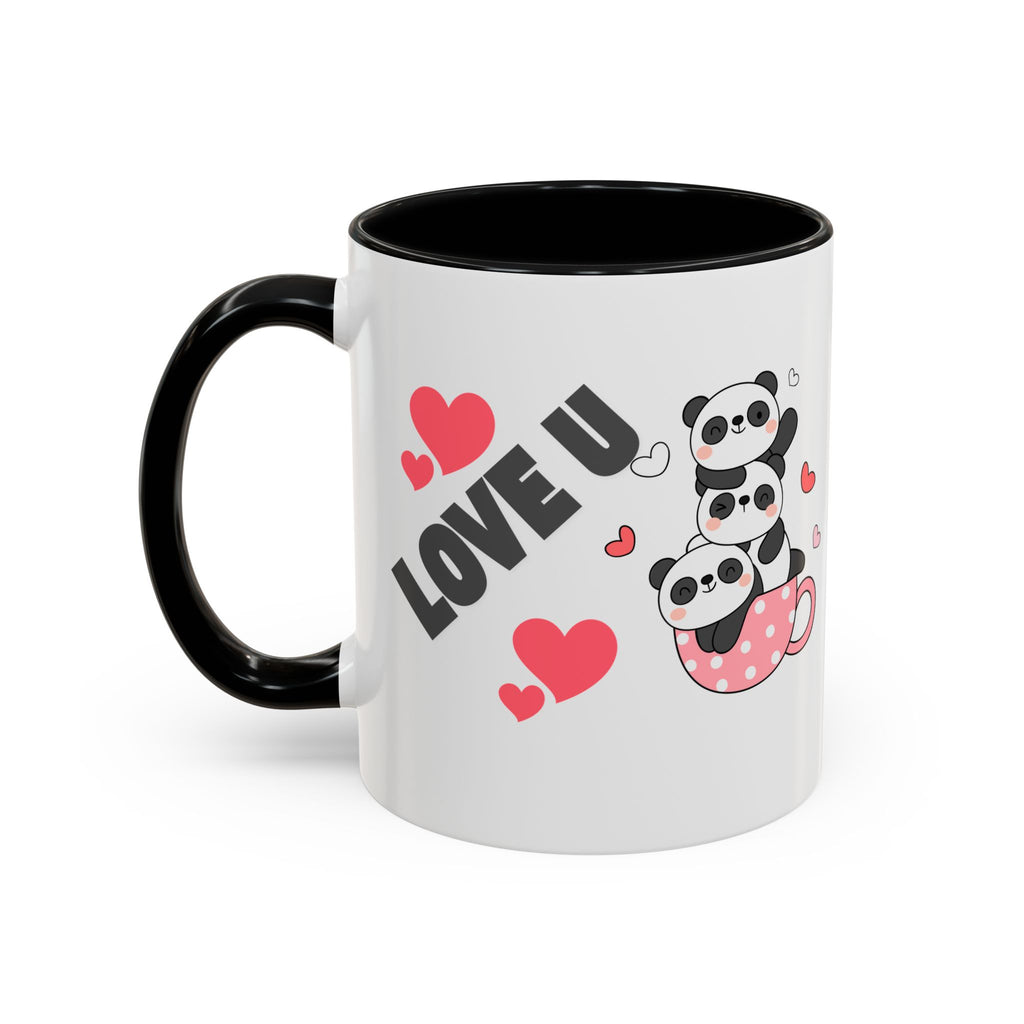 Adorable Panda Love Coffee Mug - Perfect Gift for Couples, Birthdays, Valentine's Day, Cute Kitchen Decor