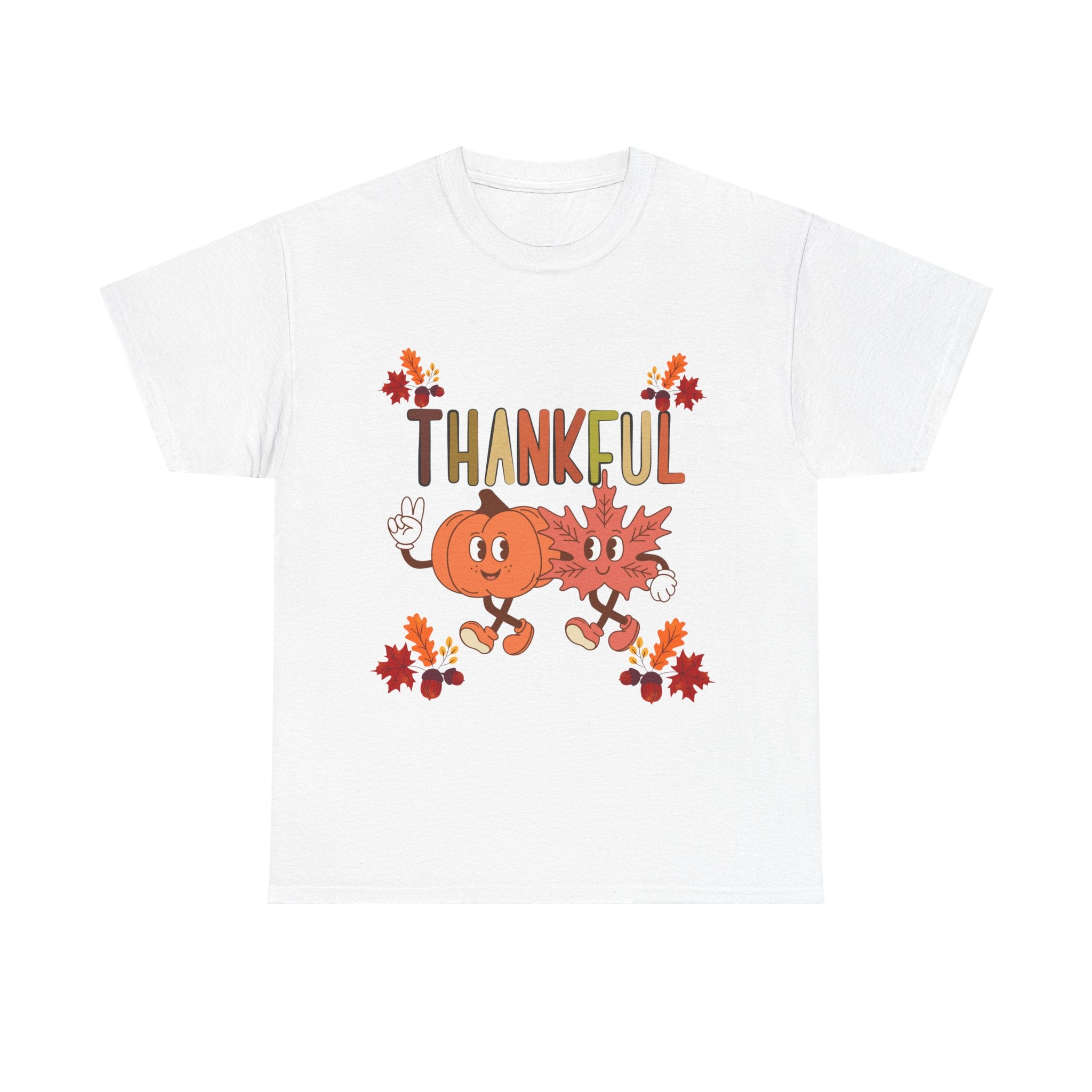 Thankful Fall Unisex Tee, Autumn Shirt, Thanksgiving Gift, Cute Graphic T-Shirt, Seasonal Wear, Holiday Apparel