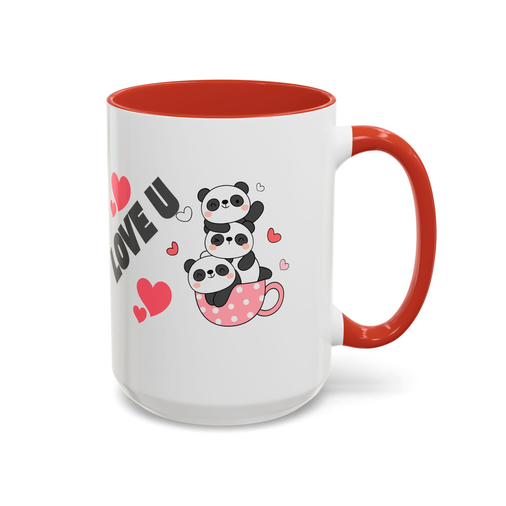 Adorable Panda Love Coffee Mug - Perfect Gift for Couples, Birthdays, Valentine's Day, Cute Kitchen Decor