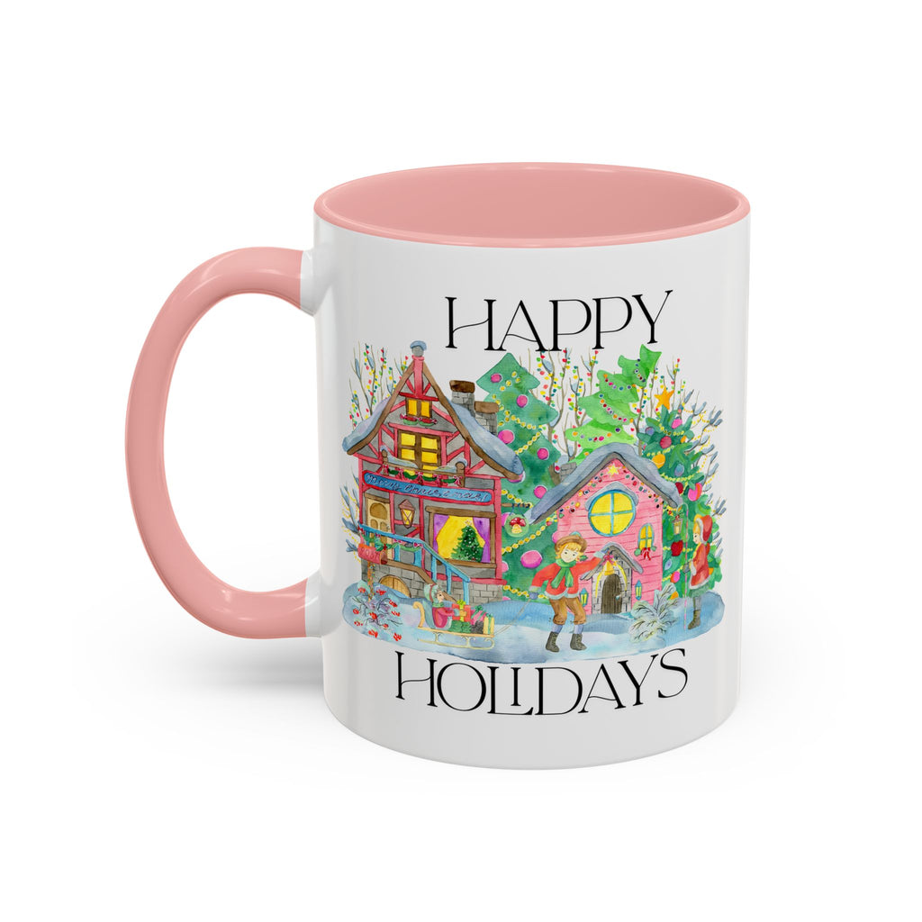 Festive Holiday Coffee Mug - Perfect Gift for Christmas, Winter Decor, Cozy Home Vibe, Holiday Gatherings, Cheerful Sips
