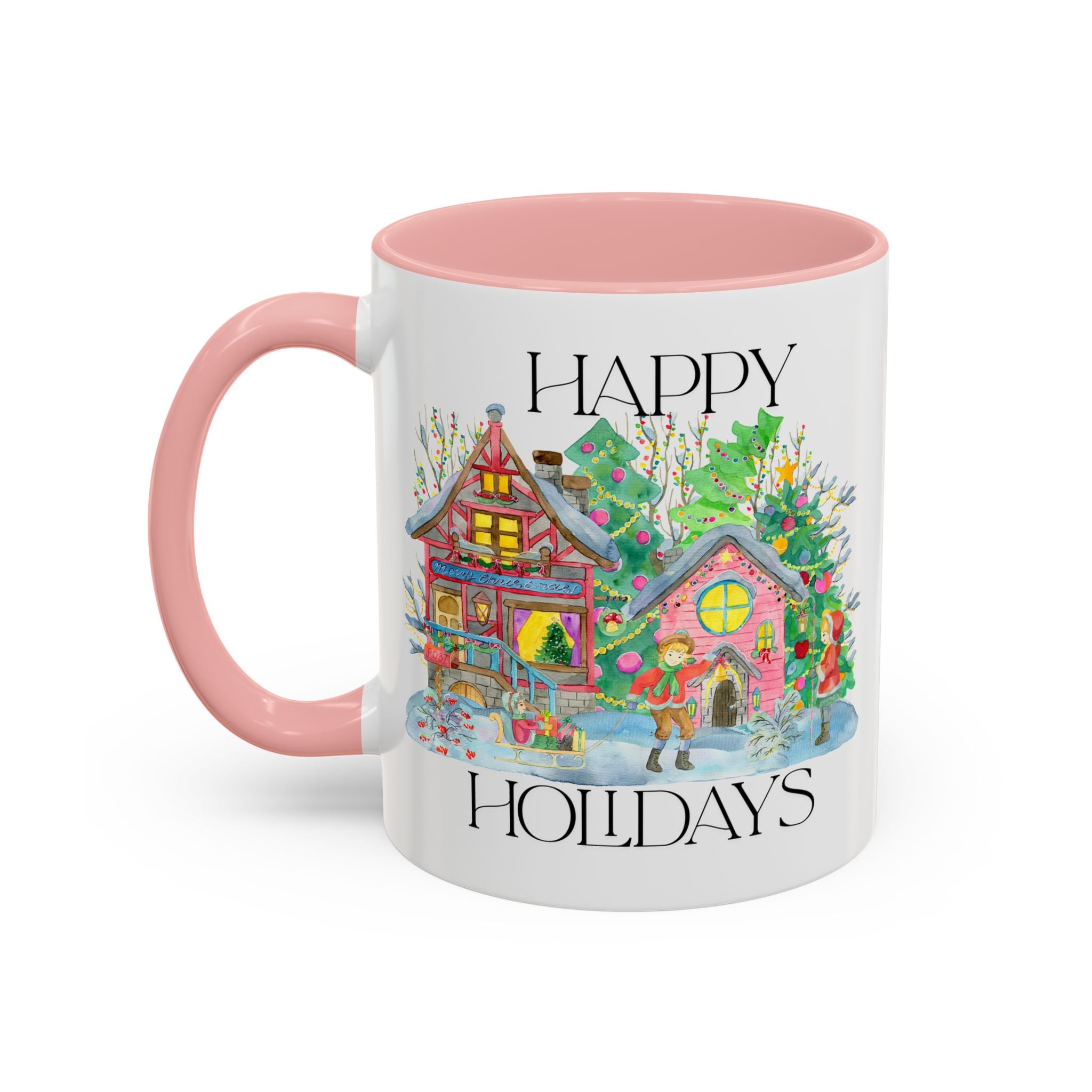 Festive Holiday Coffee Mug - Perfect Gift for Christmas, Winter Decor, Cozy Home Vibe, Holiday Gatherings, Cheerful Sips