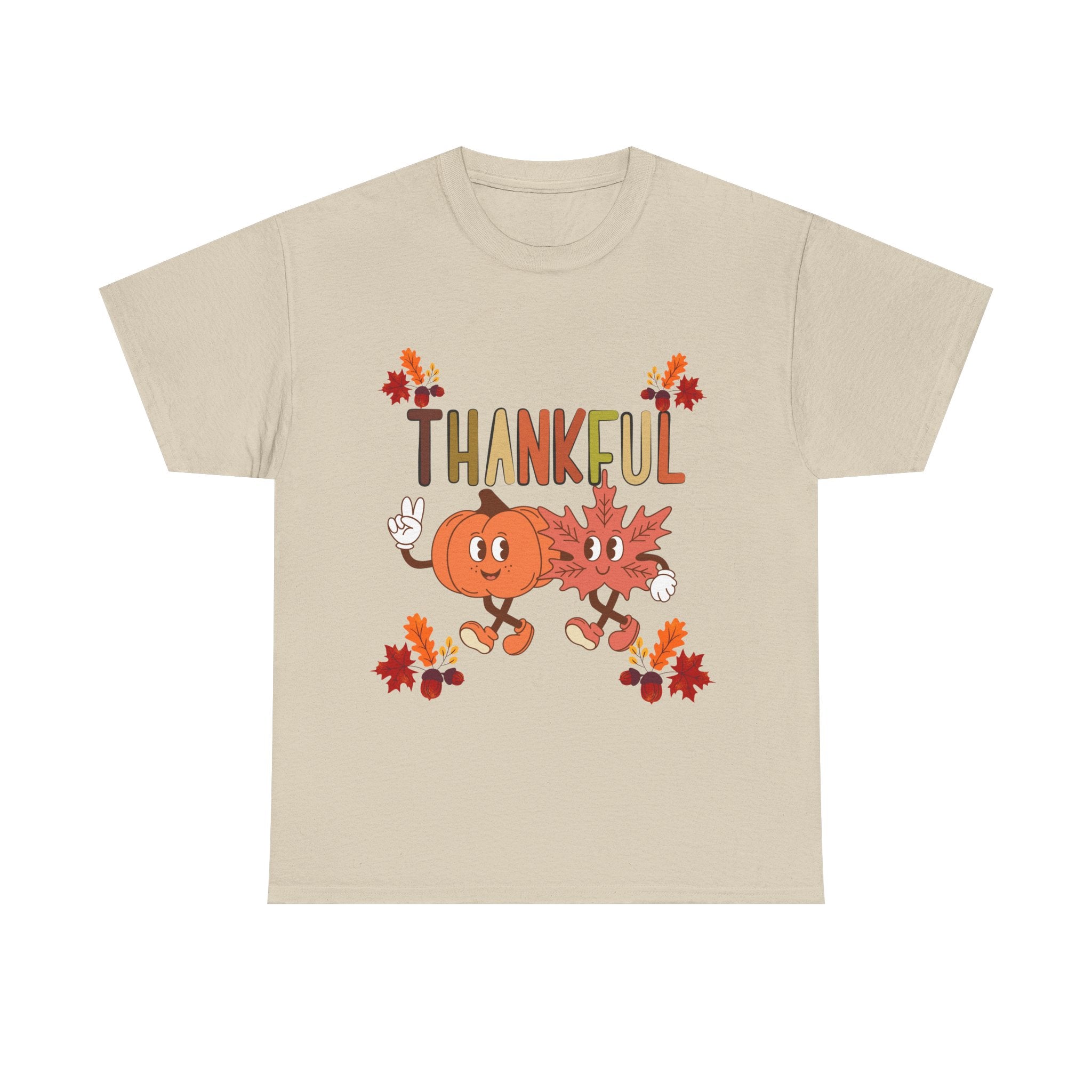 Thankful Fall Unisex Tee, Autumn Shirt, Thanksgiving Gift, Cute Graphic T-Shirt, Seasonal Wear, Holiday Apparel