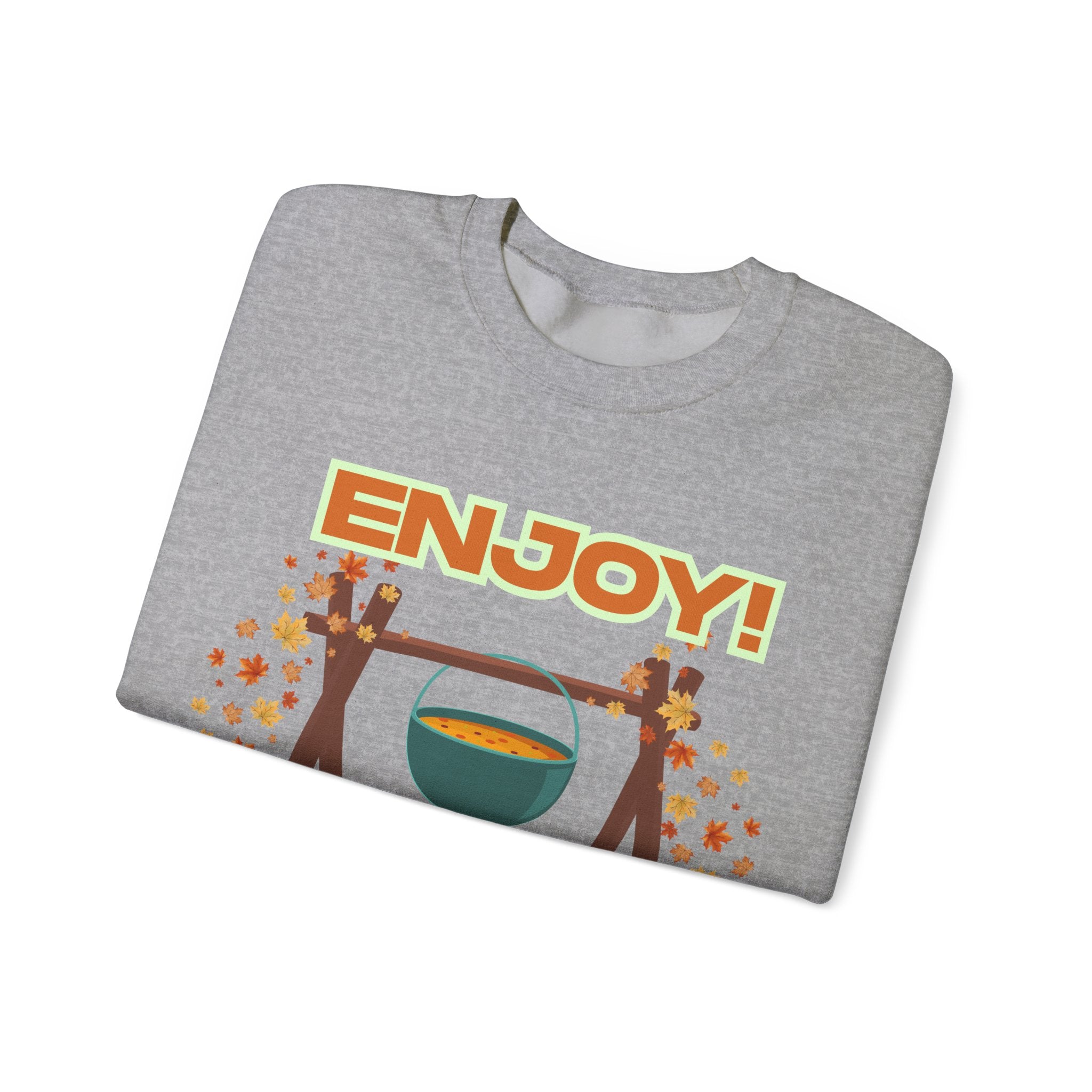Cozy Campfire Sweatshirt, Fall Apparel, Autumn Outing Gear, Unisex Crewneck, Chill Vibes, Perfect for Bonfires, Thanksgiving