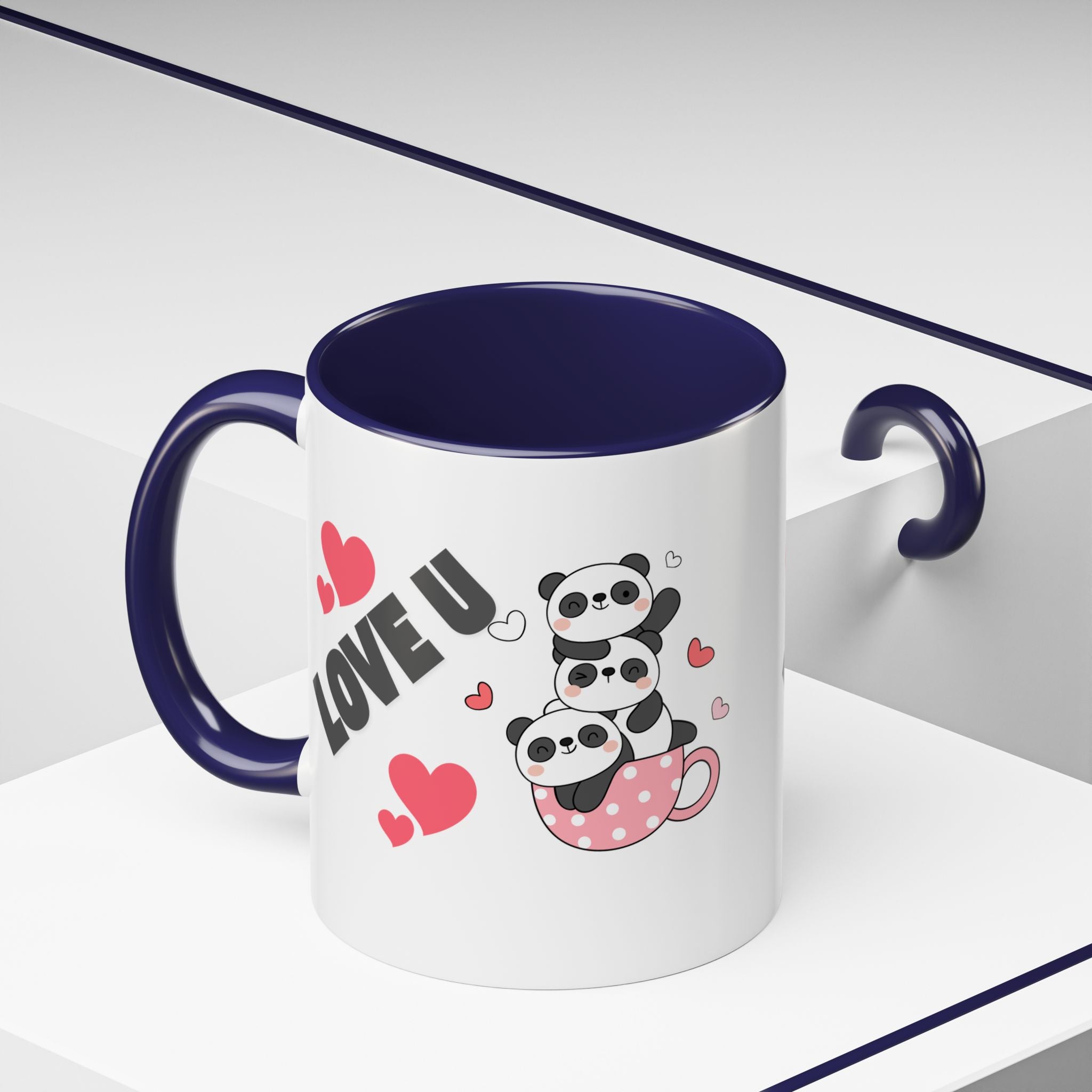 Adorable Panda Love Coffee Mug - Perfect Gift for Couples, Birthdays, Valentine's Day, Cute Kitchen Decor