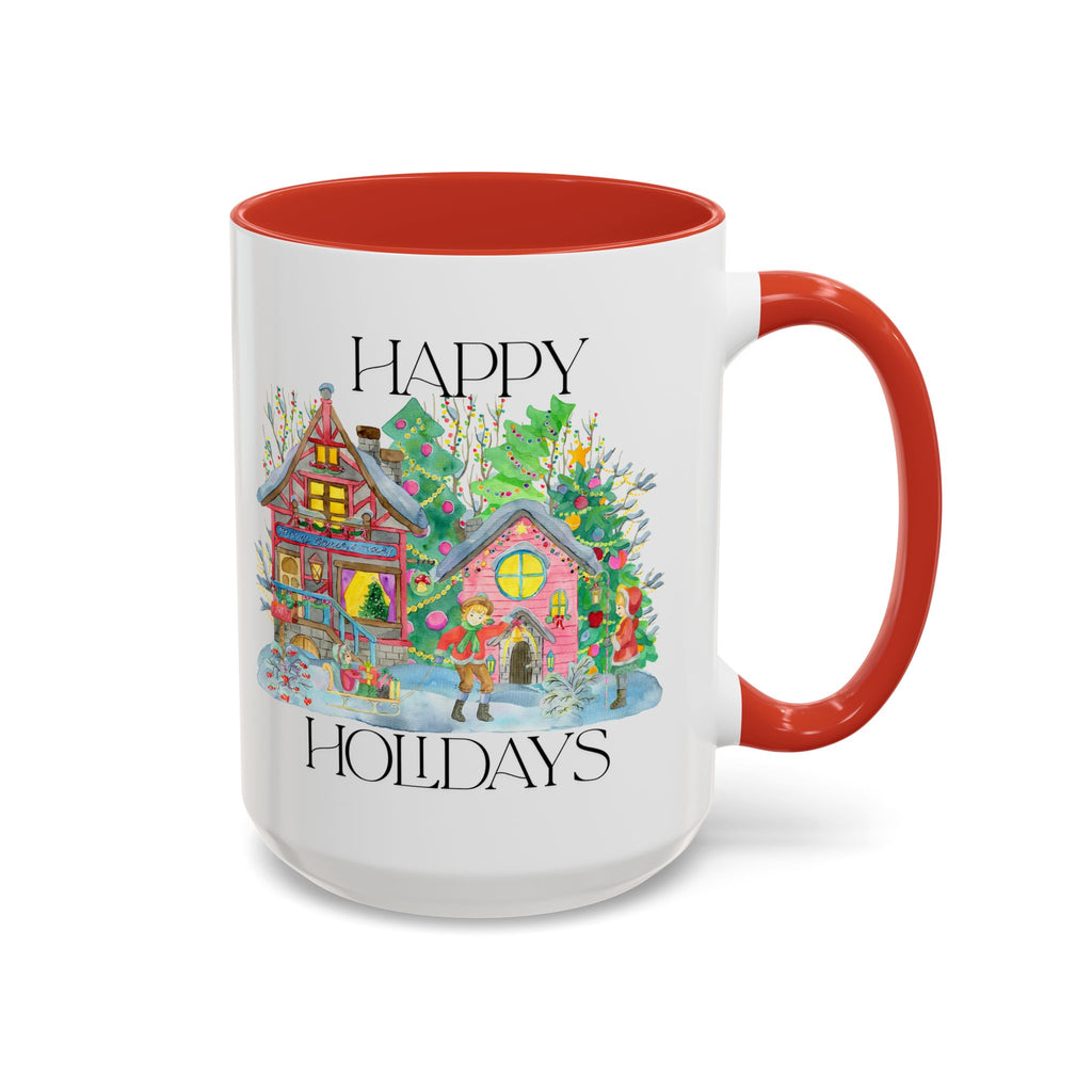 Festive Holiday Coffee Mug - Perfect Gift for Christmas, Winter Decor, Cozy Home Vibe, Holiday Gatherings, Cheerful Sips