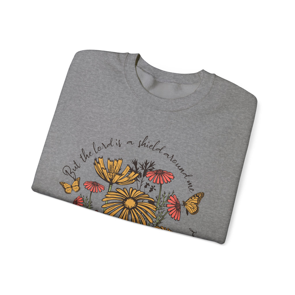 Nature-Inspired Inspirational Sweatshirt for All Seasons, Motivational Gift for Her, Floral Crewneck, Comfortable Everyday Wear, [...]
