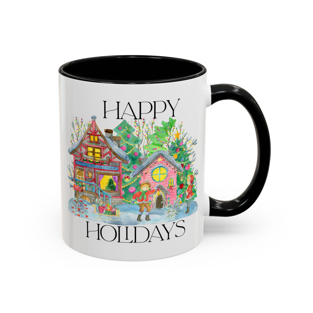 Festive Holiday Coffee Mug - Perfect Gift for Christmas, Winter Decor, Cozy Home Vibe, Holiday Gatherings, Cheerful Sips
