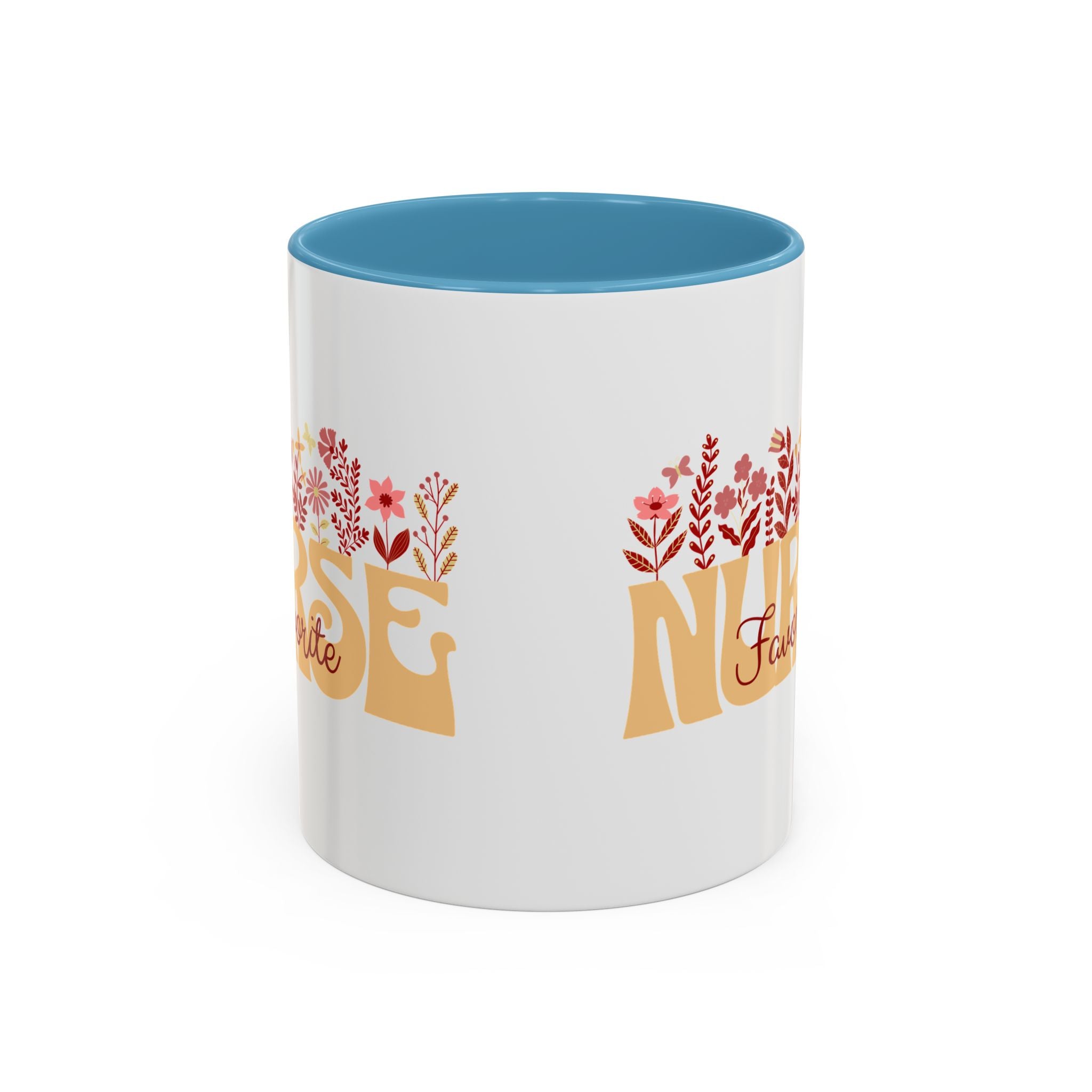 Nurse Favorite Coffee Mug | Floral Mug for Nurses | Gift for Nurse Appreciation Week, Nurses Day, Medical Professionals
