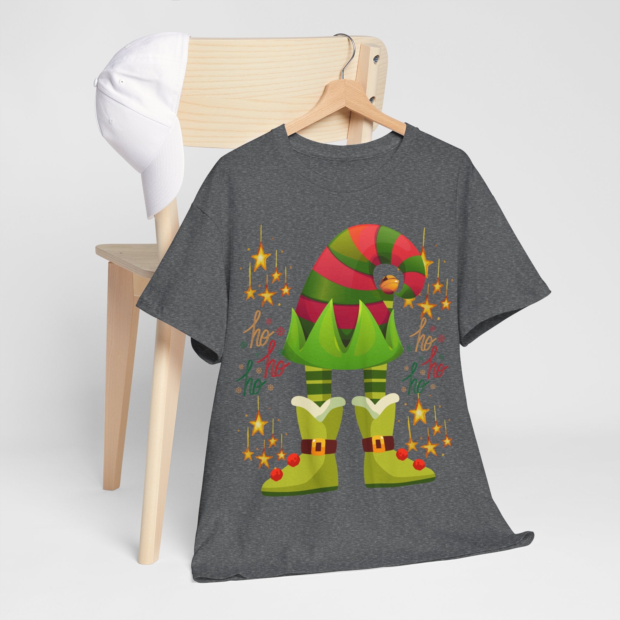 Elf Legs T-Shirt — Cute Christmas 'Ho Ho Ho' Holiday Tee