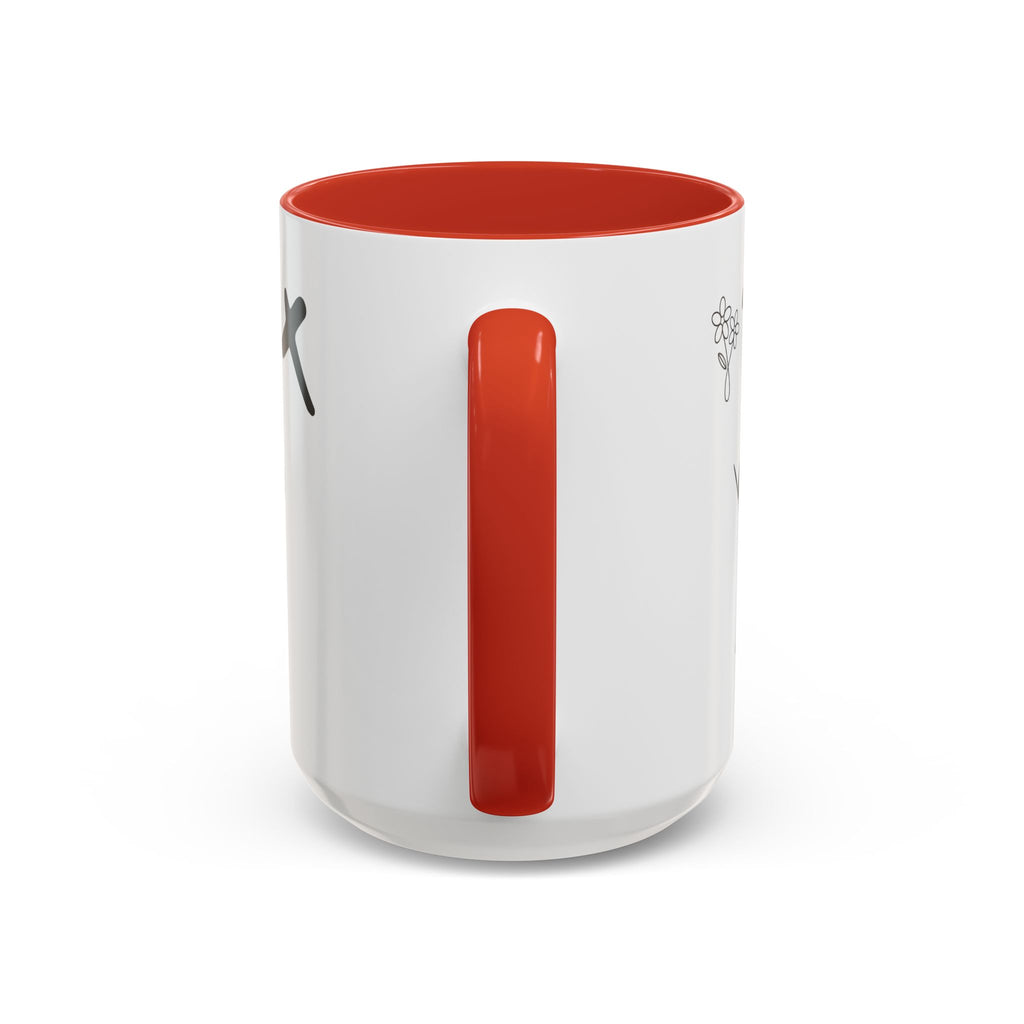 Christian Prayer Warrior Mug — "Guerrera de Oración y Hermana en Cristo" Accent Coffee Cup (11/15oz)