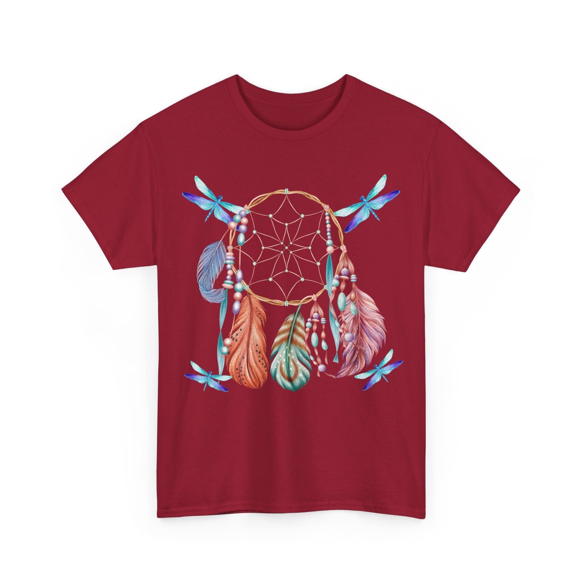 Dreamcatcher Feather T-Shirt — Boho Tribal Feather Graphic Tee
