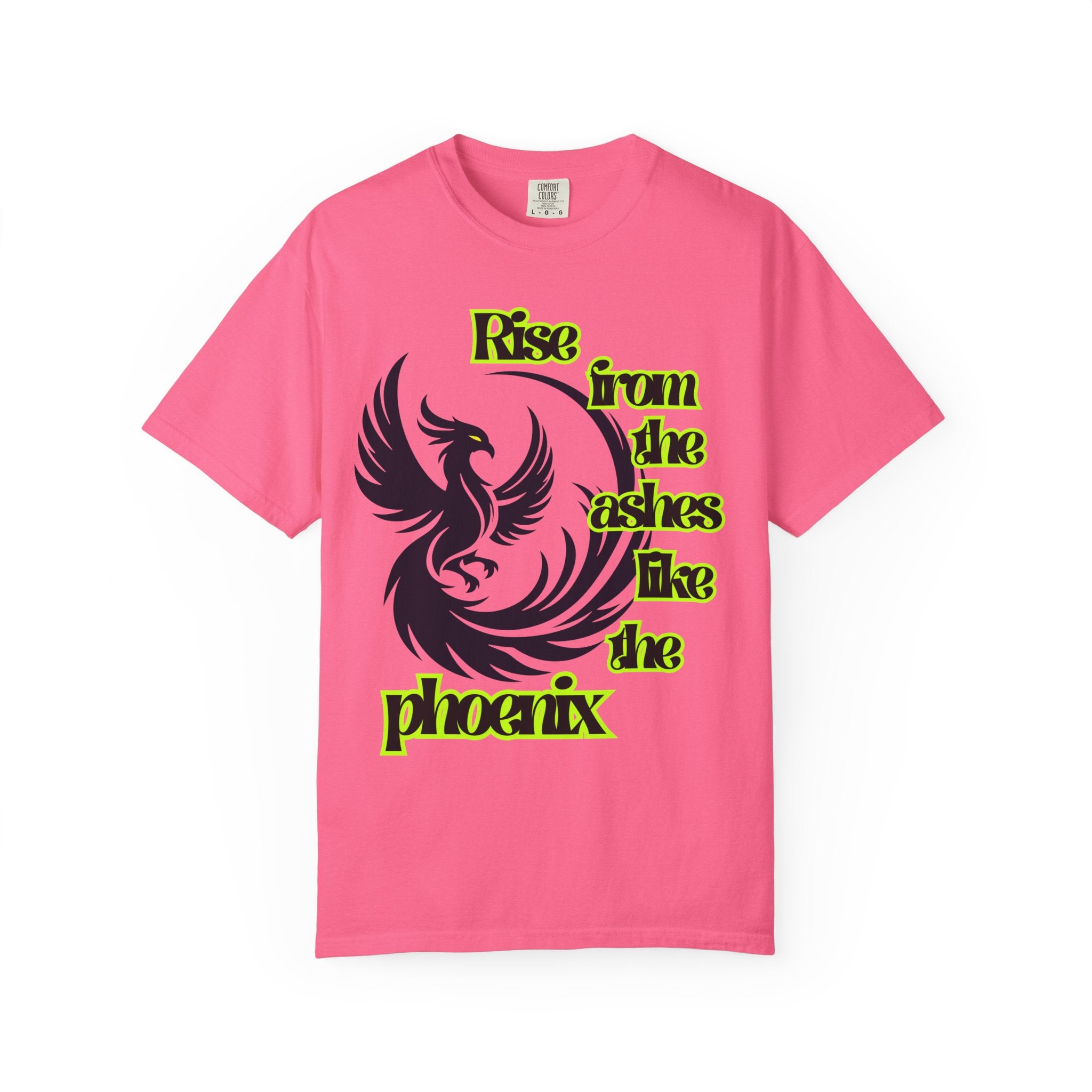 Phoenix Graphic Unisex T-shirt - Empowering 'Rise from the ashes like the phoenix' Design, Casual Wear, Gift for Resilience, [...]